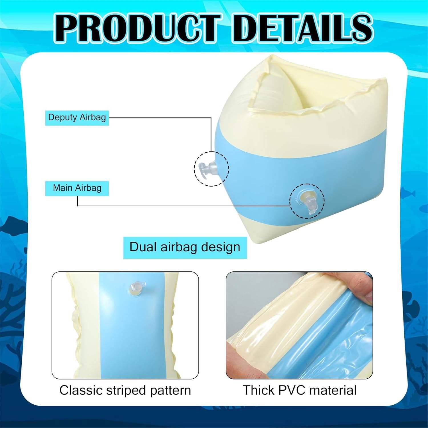 PVC Inflatable Swimming Arm Bands 16