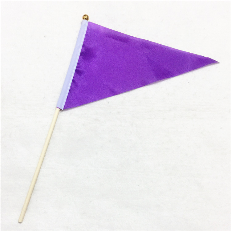 Custom Pennant Flags with wooden stick 1
