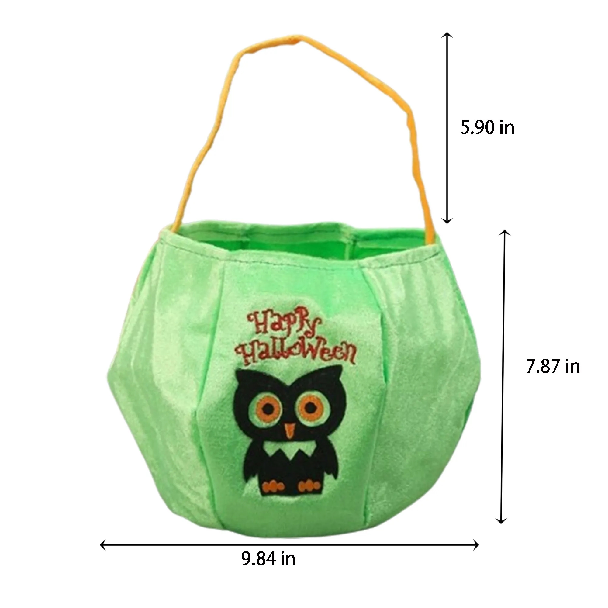 Halloween Reusable Fabric Trick or Treat Buckets 12