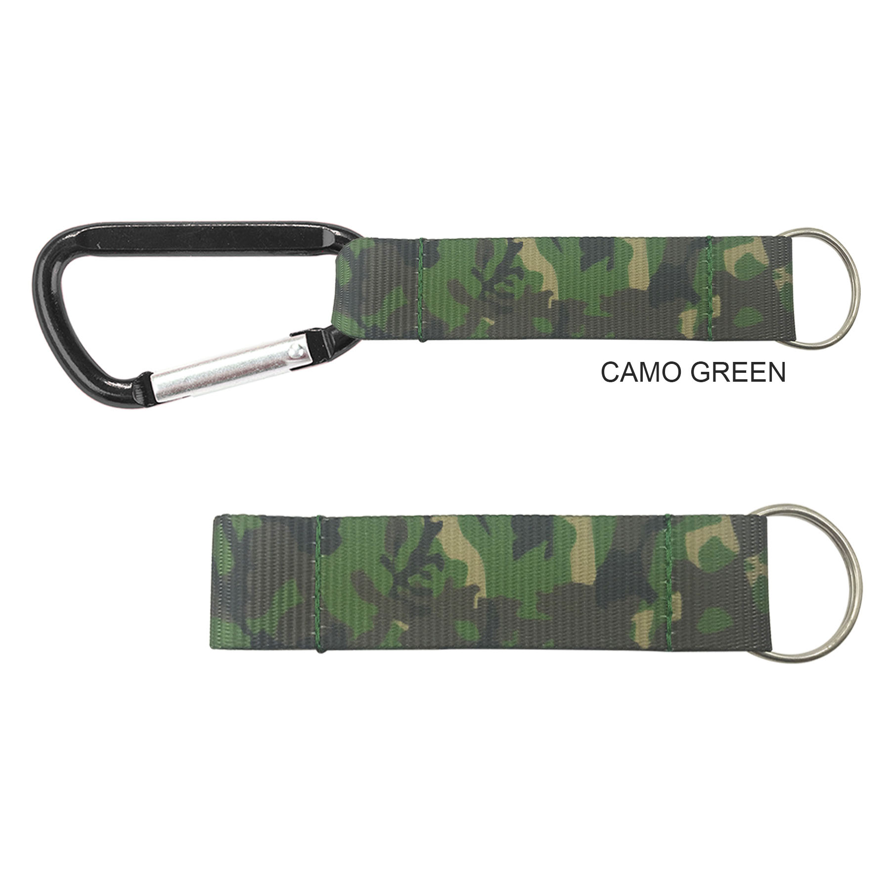 3-1/8" Carabiner W/Printed Strap (keychain, key chains) 10
