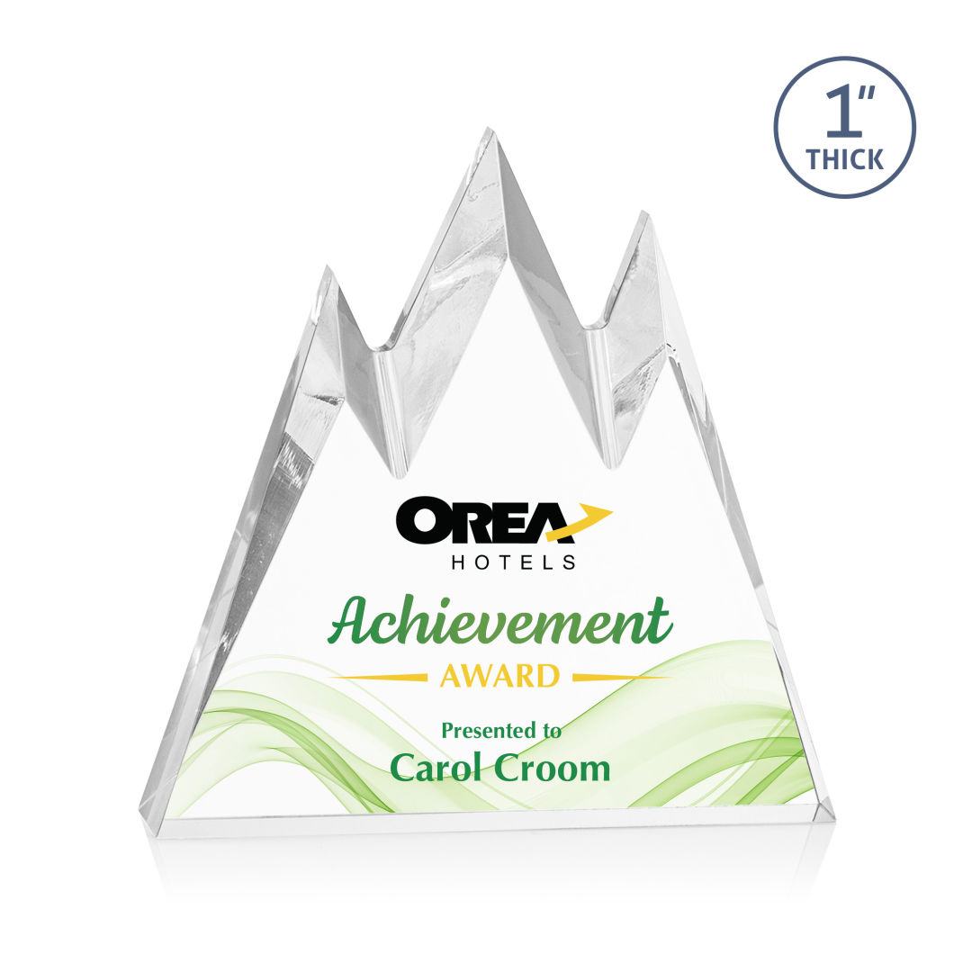 Banff Peak VividPrint™ Award - Clear 10