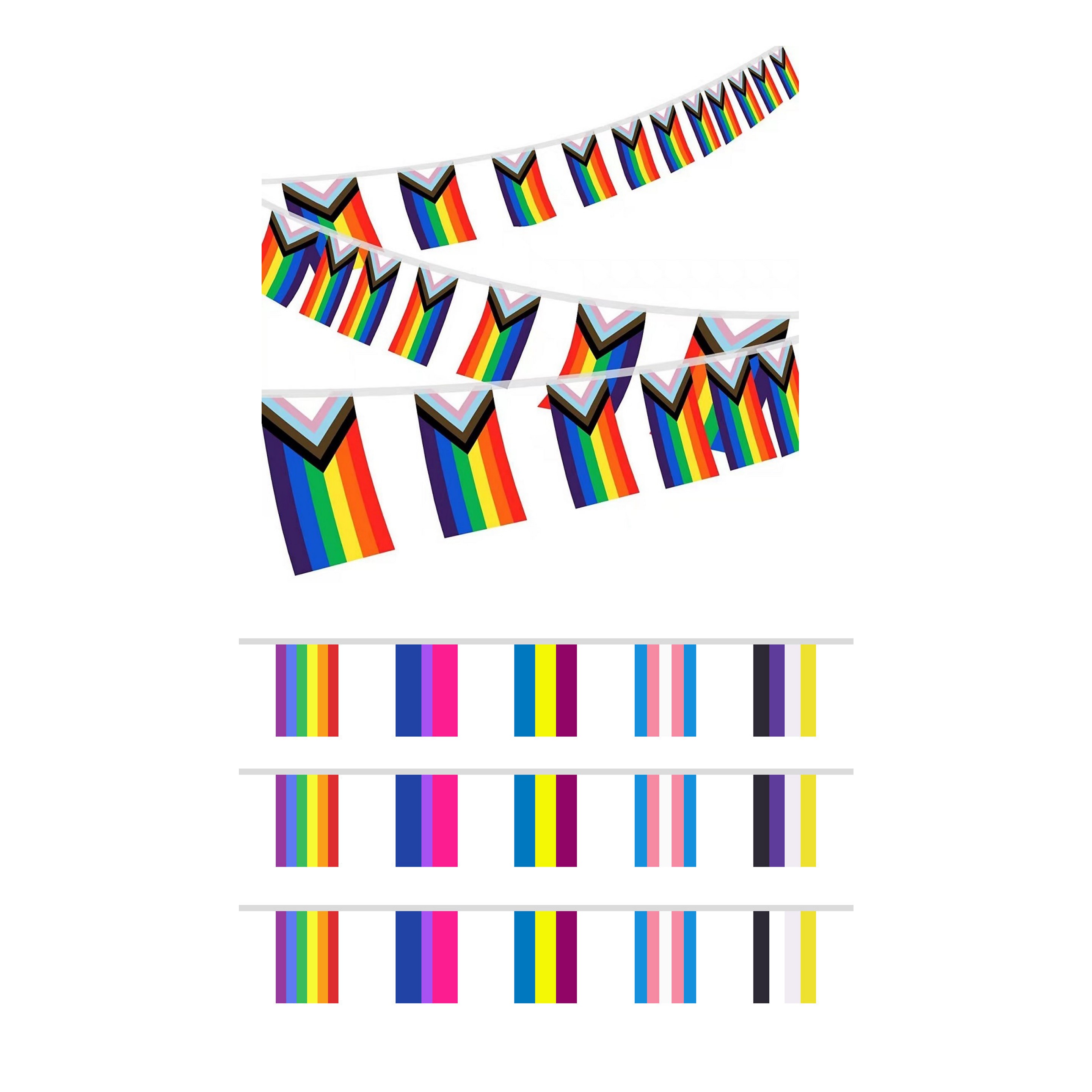 Rainbow String Flag (direct import) 5