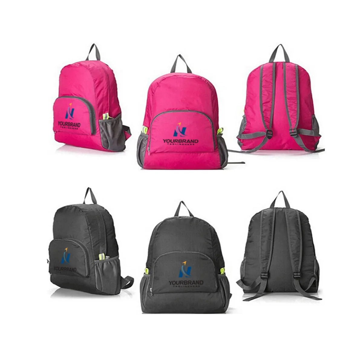 Polyester Backpack Folding Waterproof Camping Hiking Bag 4
