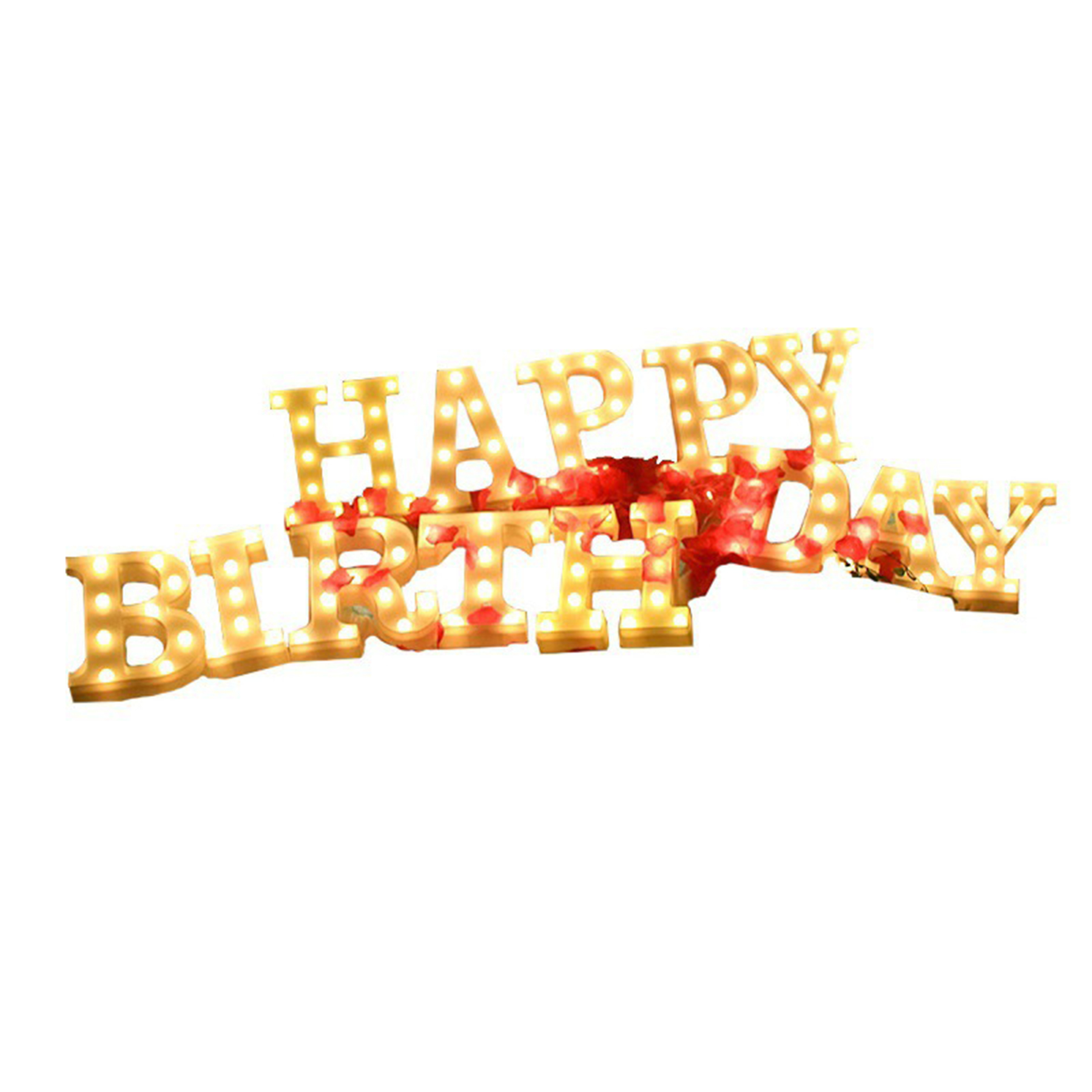 Happy Birthday Led Marquee Letter Lights With Remote 1