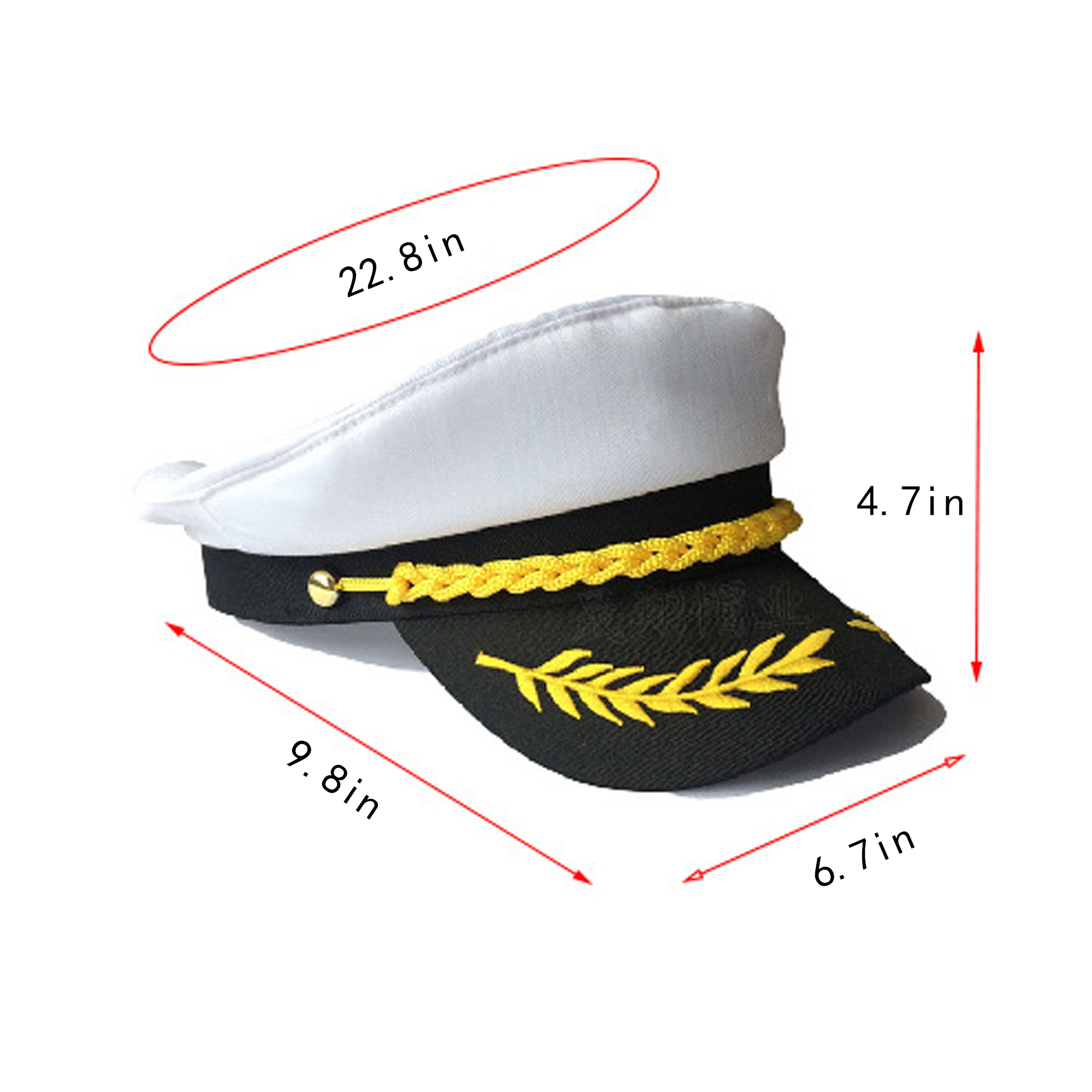Admiral Captain Yacht Hat 3