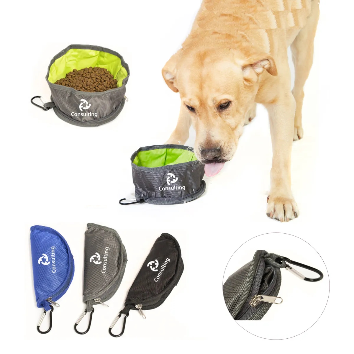 Oxford Folding Pet Travel Bowl 2