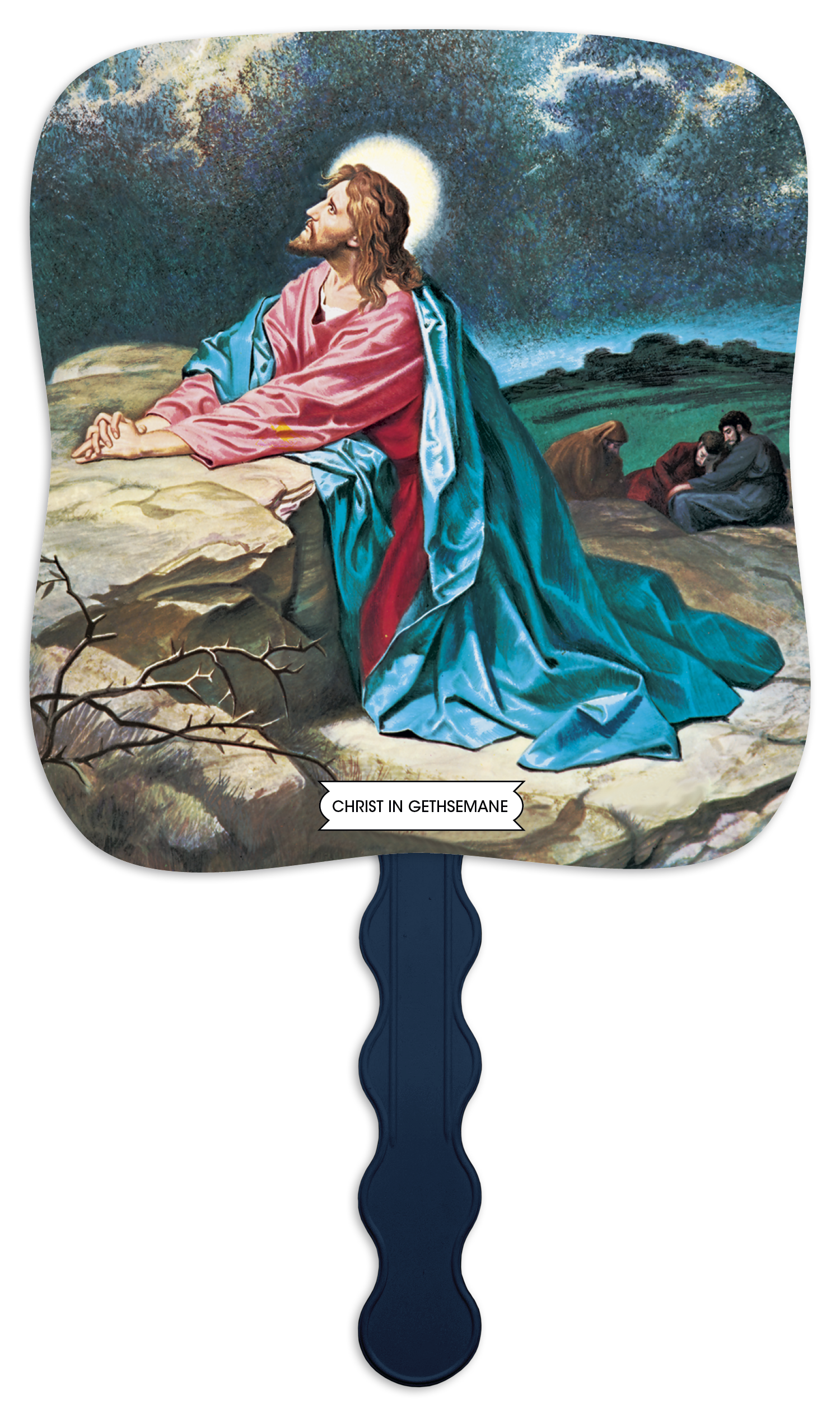 Skinner & Kennedy® Christ In Gethsemane - Pictorial Fan 5