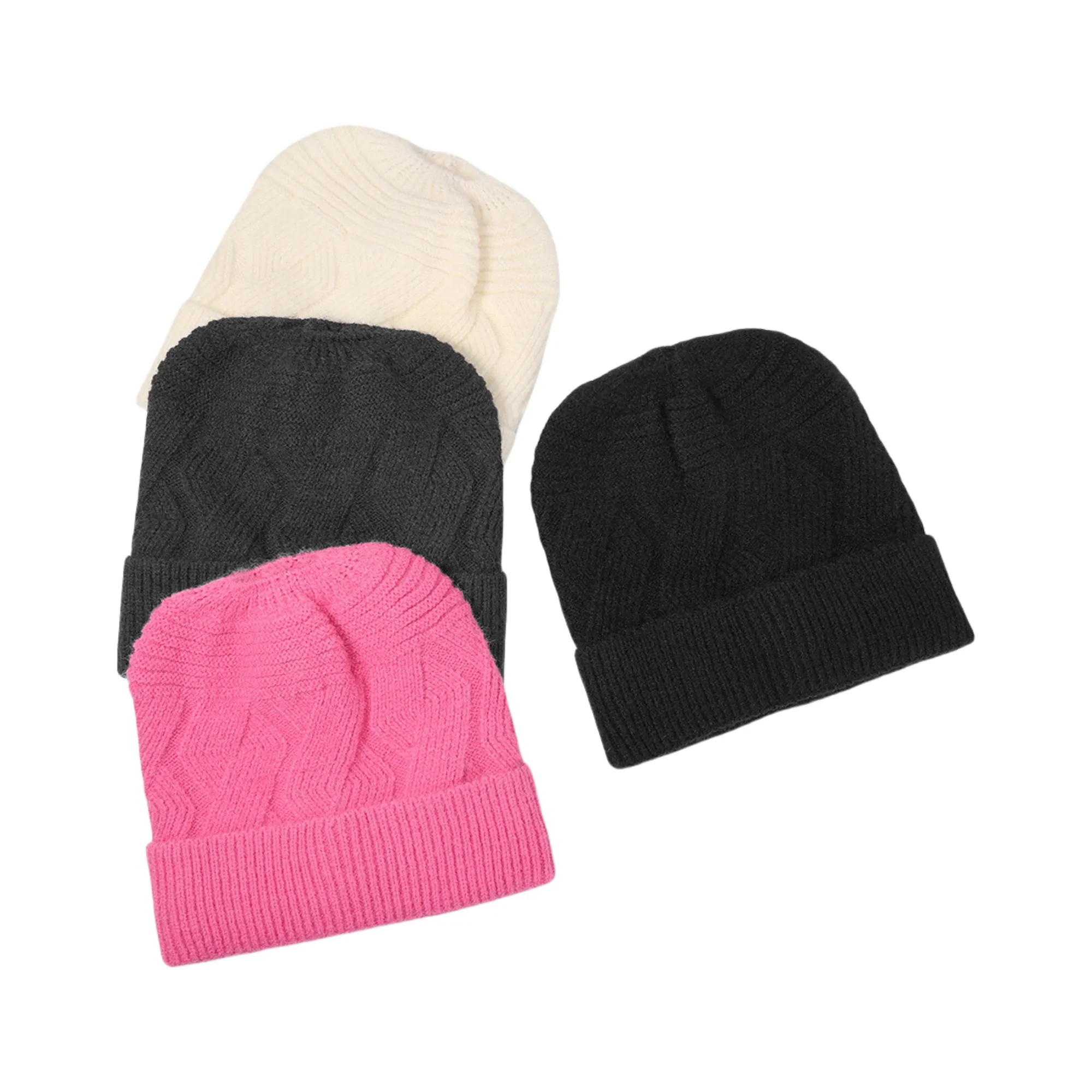 Ponytail Knitted Beanie Hat 7