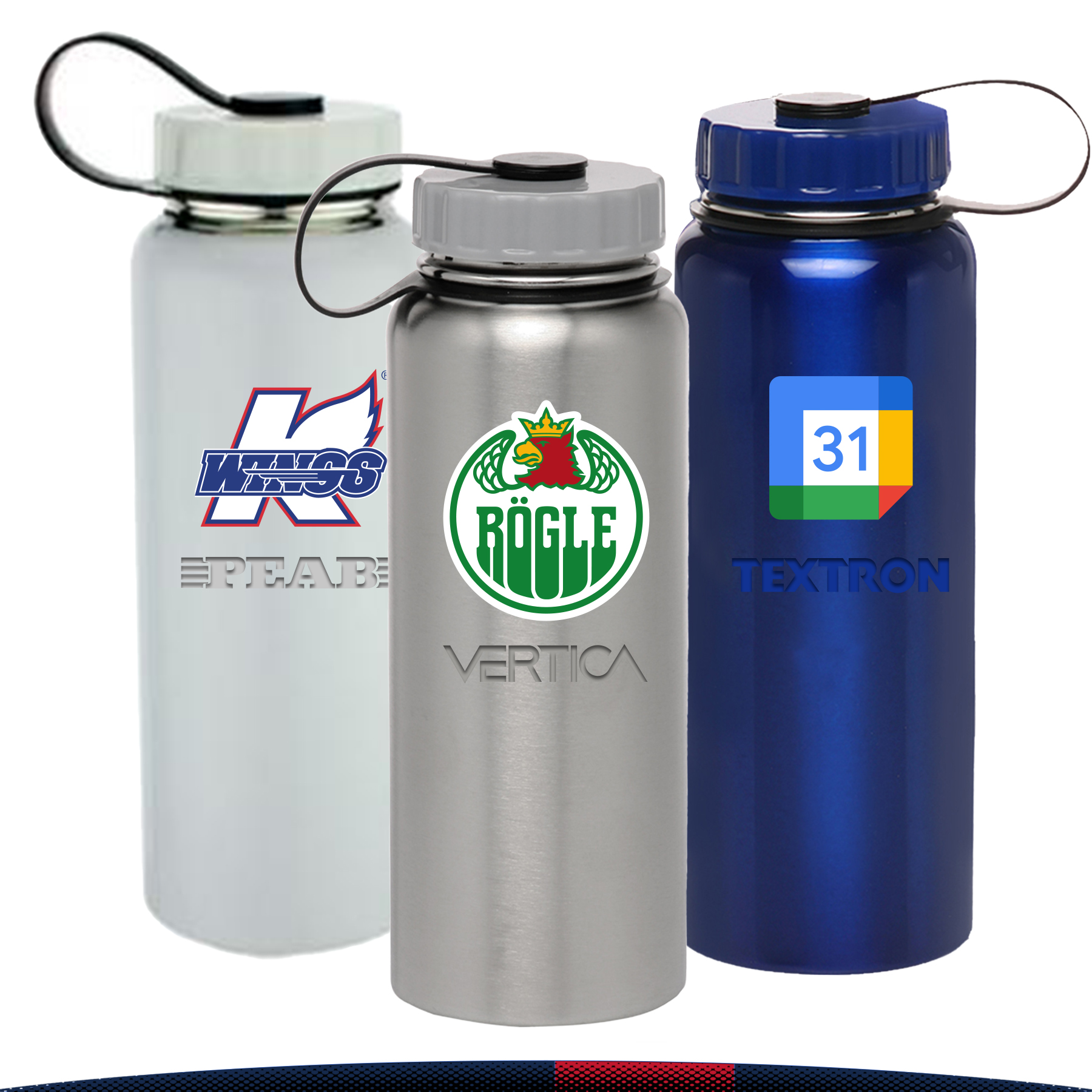 Peurl Stainless Steel Sports Bottle - 34 OZ. 2
