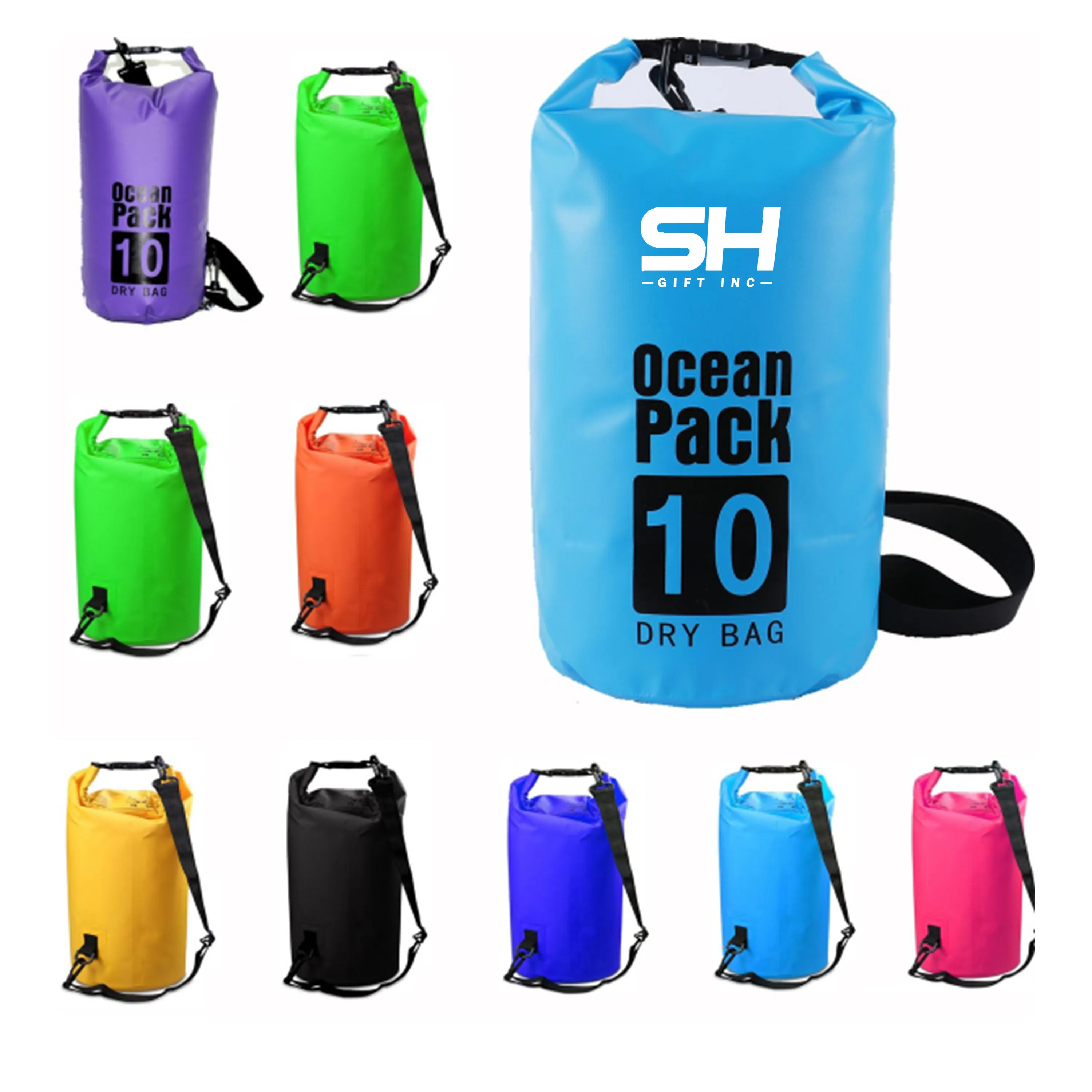 10L Outdoor Swimming Waterproof Dry Bag 2