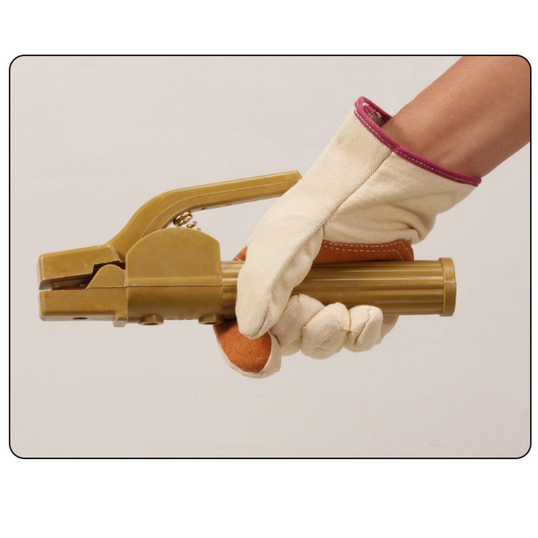 Double Layer Thickening Canvas Work Gloves 3