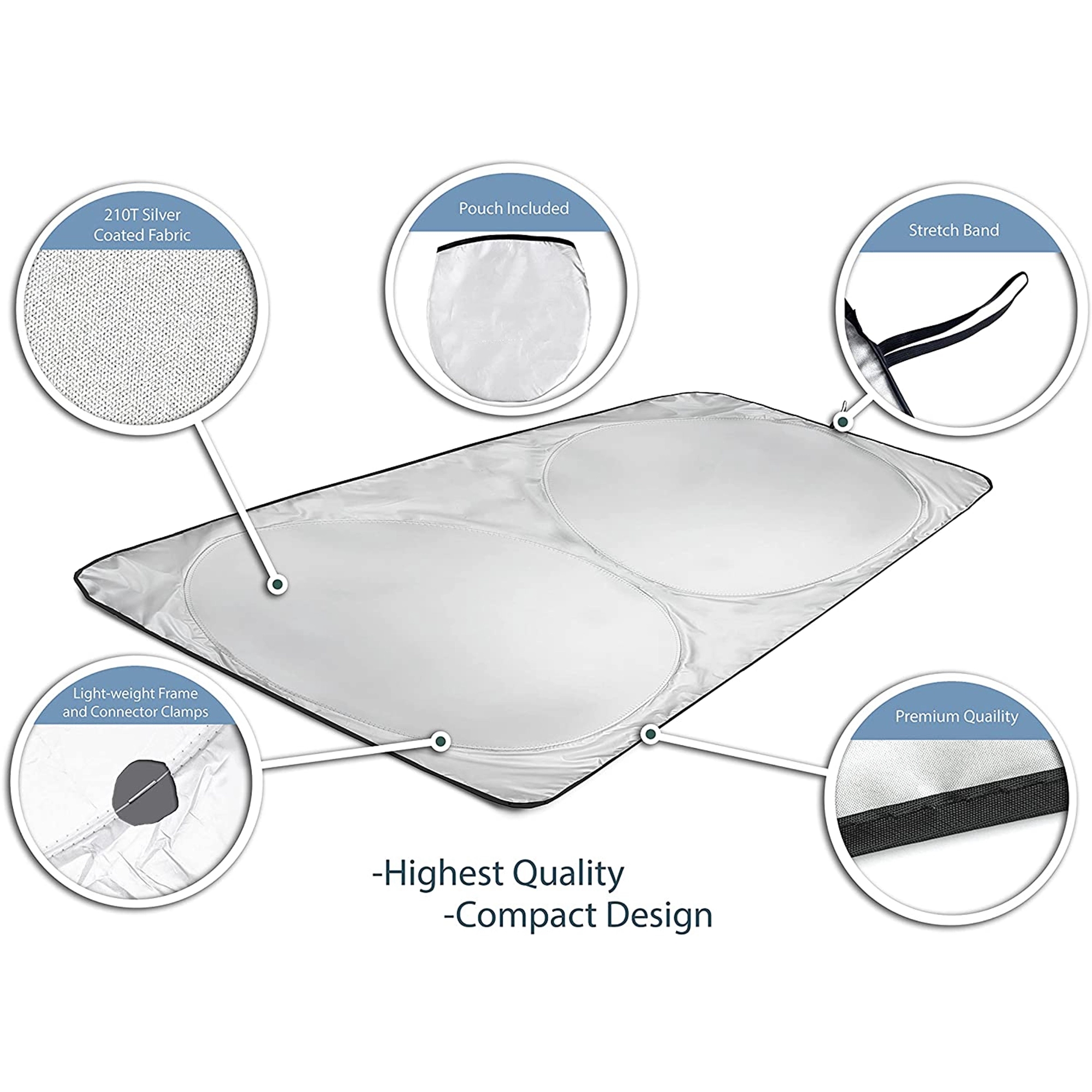 Full Color Front Windshield Sunshade 5