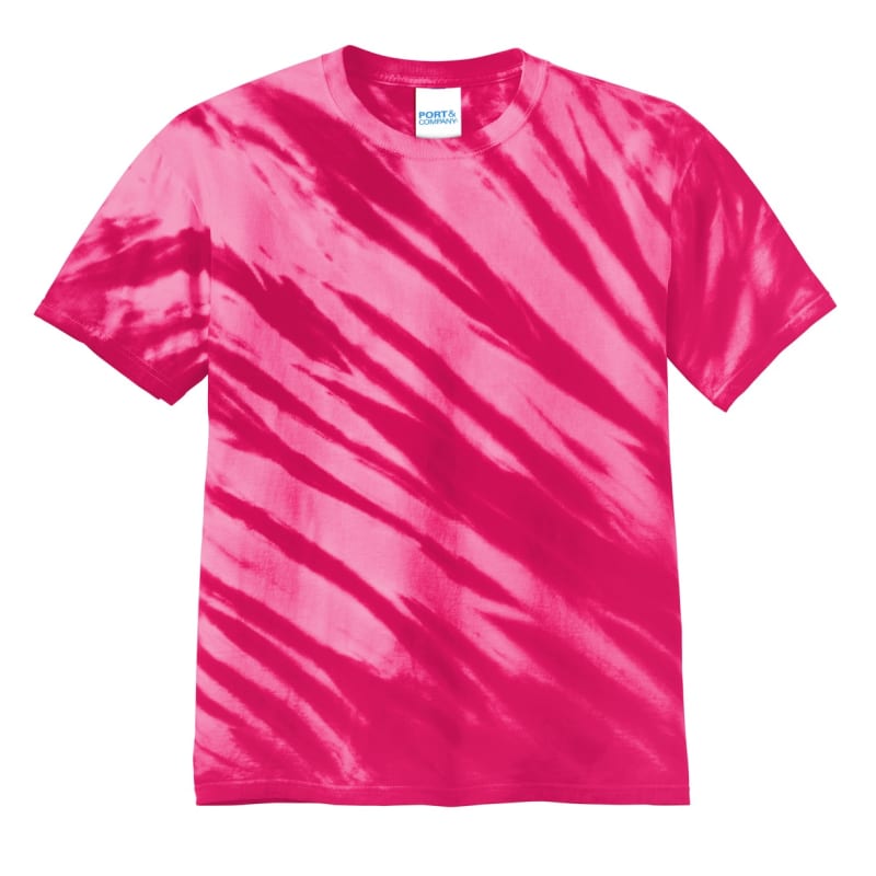 Port & Company - Tiger Stripe Tie-Dye Tee. 21