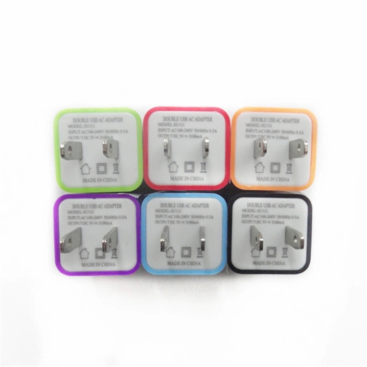 2 USB Wall Power Adapter 5