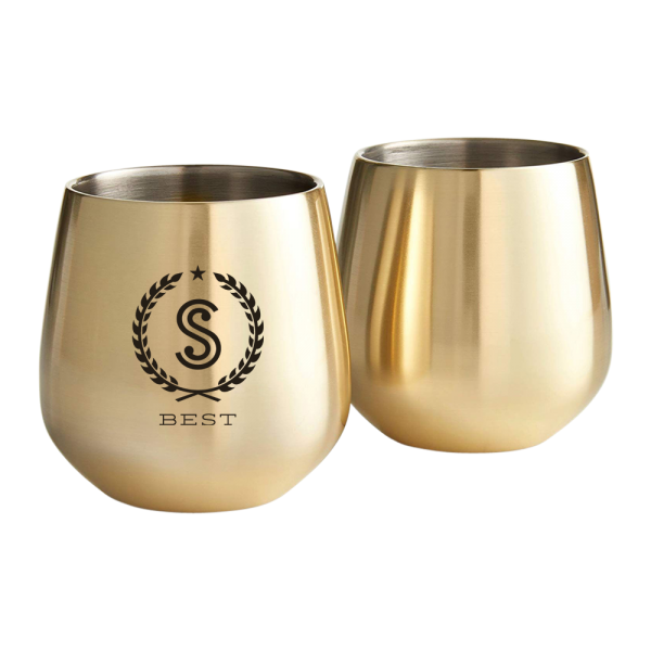 Stainless Steel Stemless Wine Glass 2
