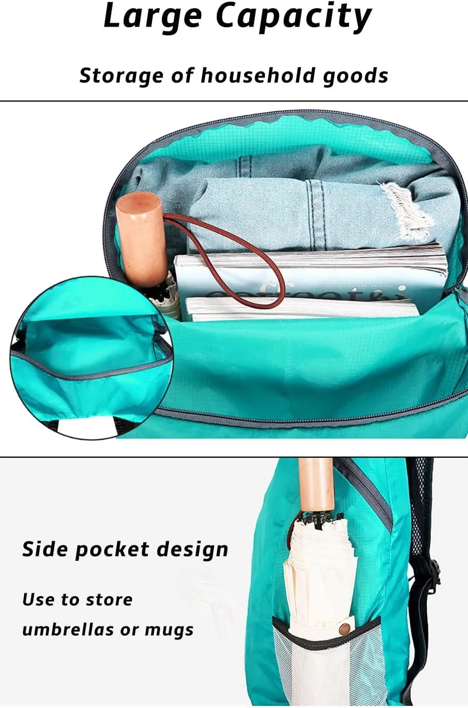 Outdoor Foldable Lightweight Sports Backpack 6