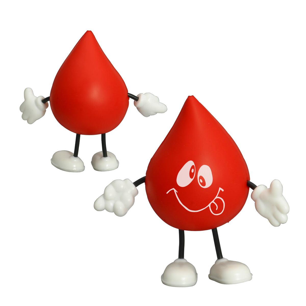 Droplet Stress Reliever Figurine, custom stress ball with logo imprint 9