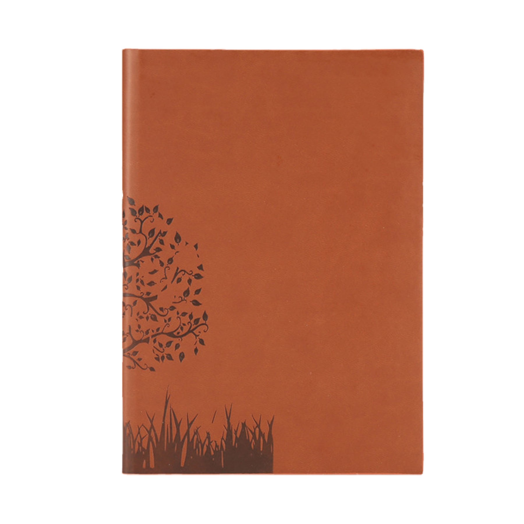 A5 Leather Business Notebook W/ Debossed Landscape Pattern 6
