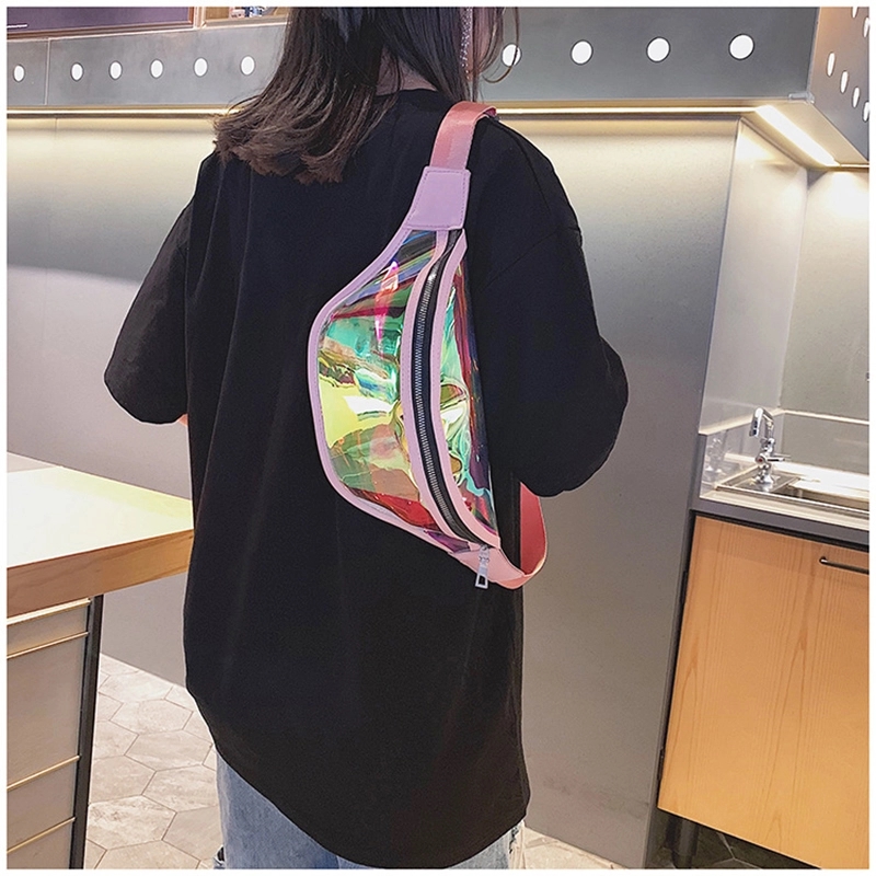 PVC Personality Shiny Reflective Laser Holographic Bag 10