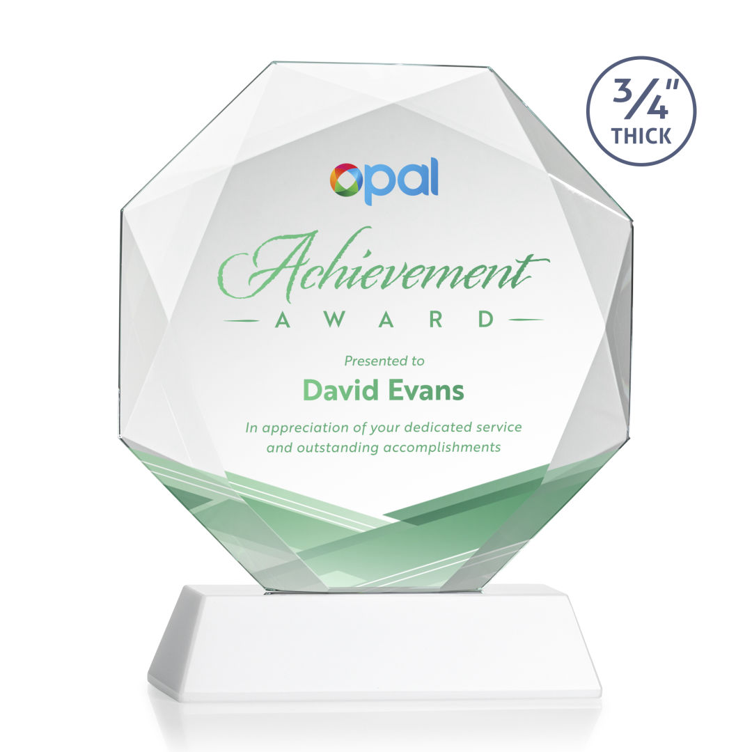 Bradford VividPrint™ Award on Newhaven Base - White 6