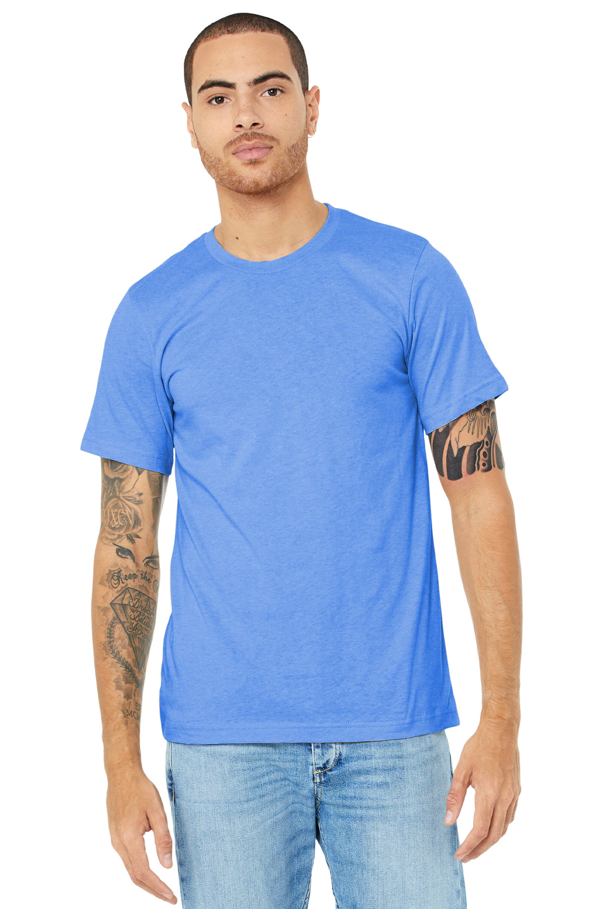 BELLA+CANVAS® Unisex Heather CVC Short Sleeve Tee 96