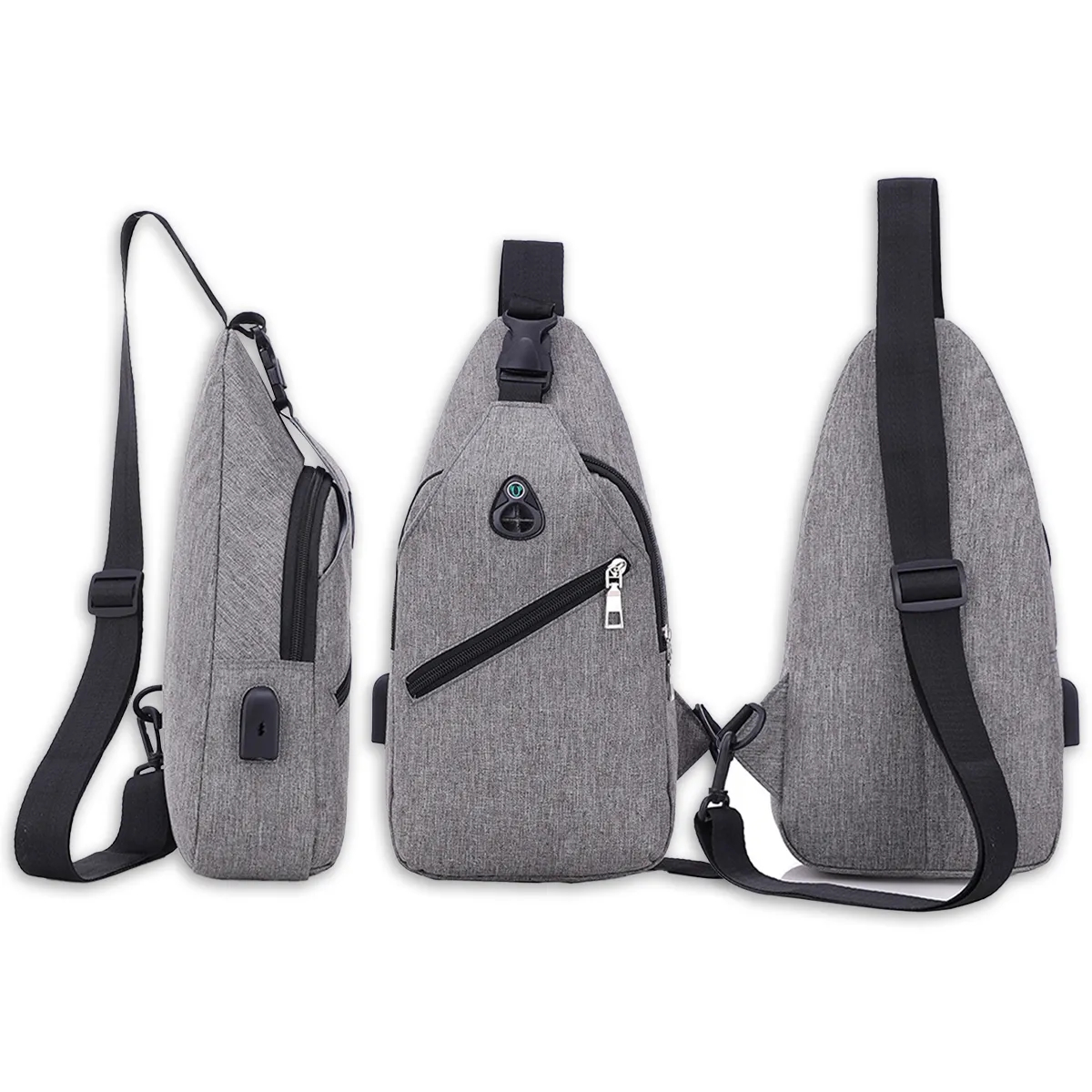 Custom Chest Unisex Messenger Crossbody Fanny Bags 10