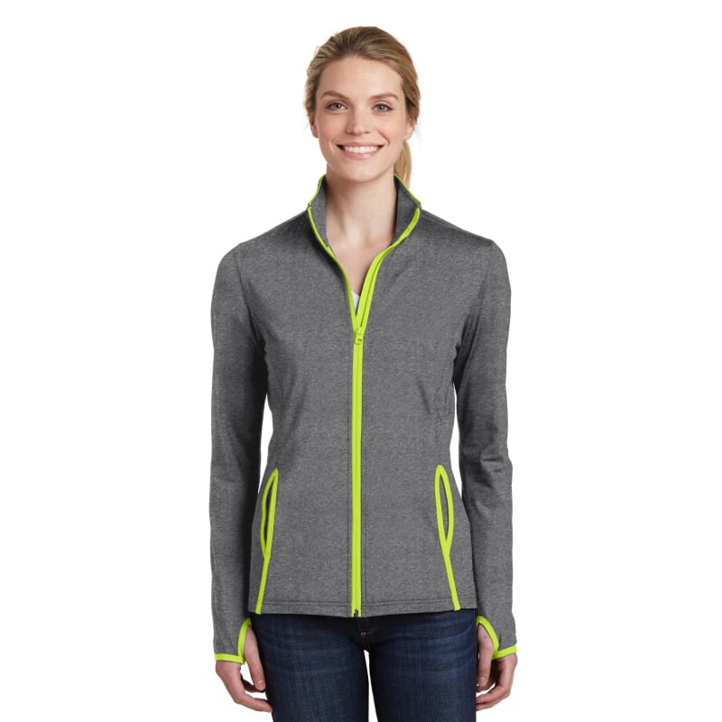 Sport-Tek Women's Sport-Wick Stretch Contrast Full-Zip Jacket. 56