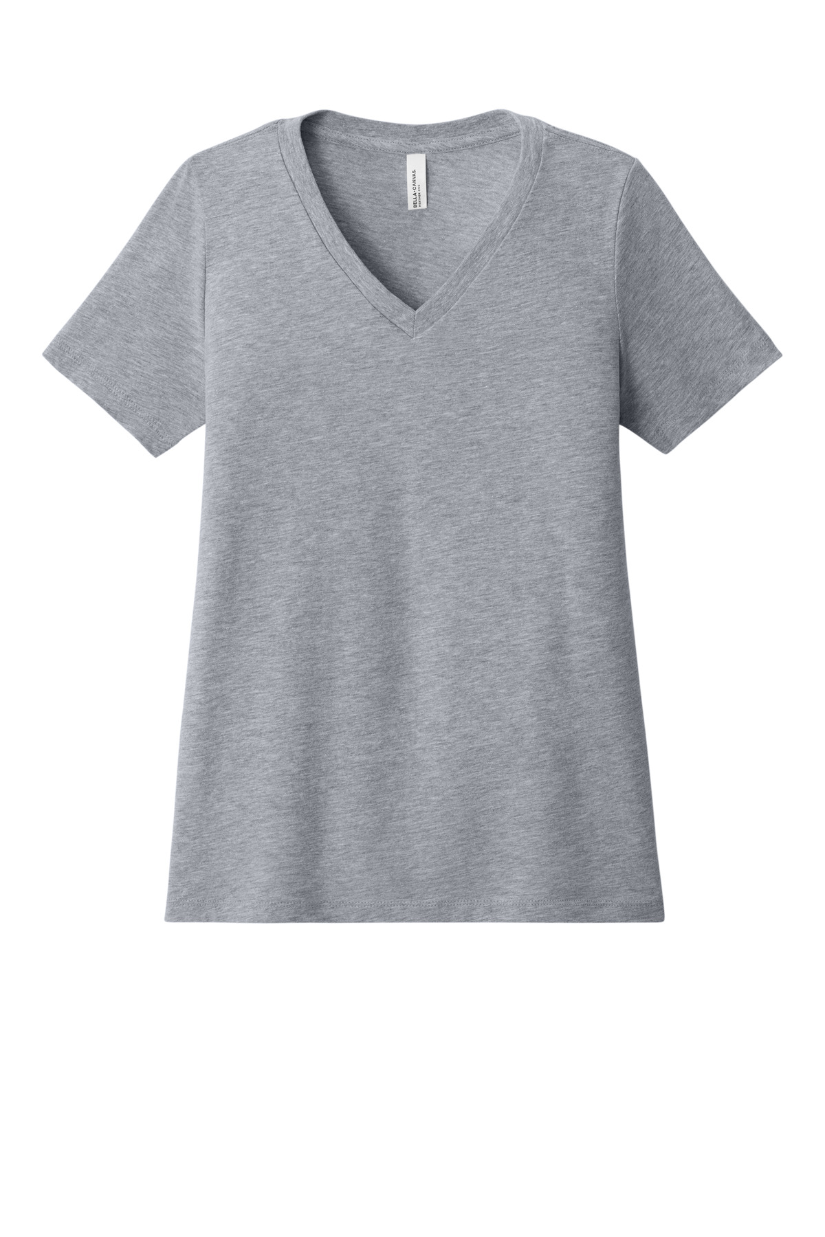 BELLA+CANVAS Women's Relaxed Heather CVC V-Neck Tee BC6405CVC 30