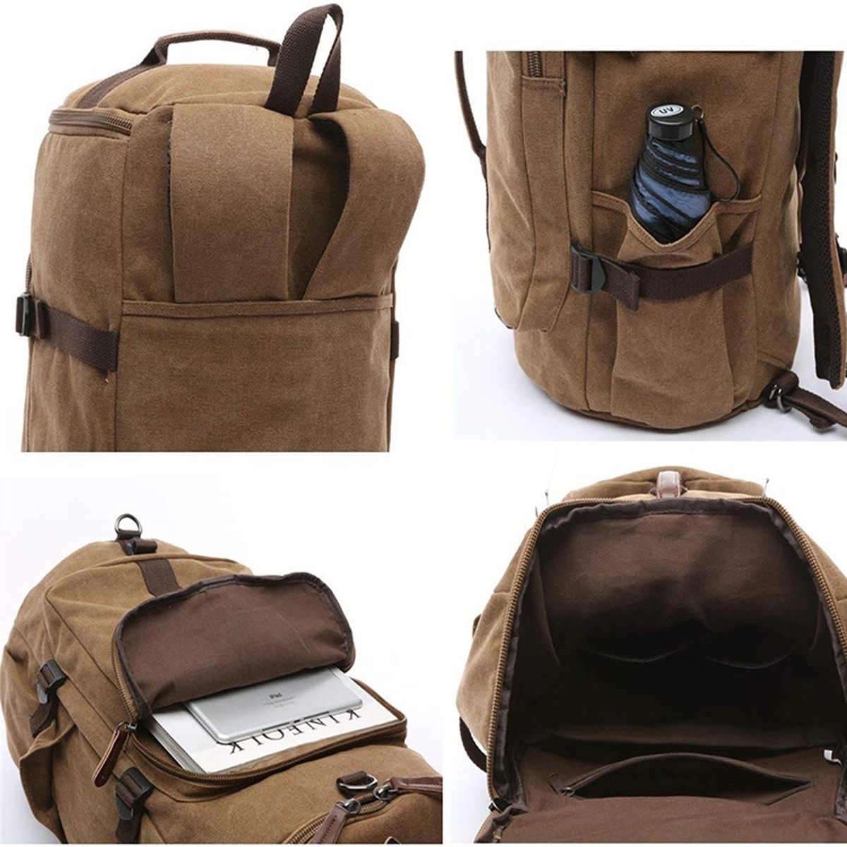 3-In-1 Canvas Travel Duffle Bag 3