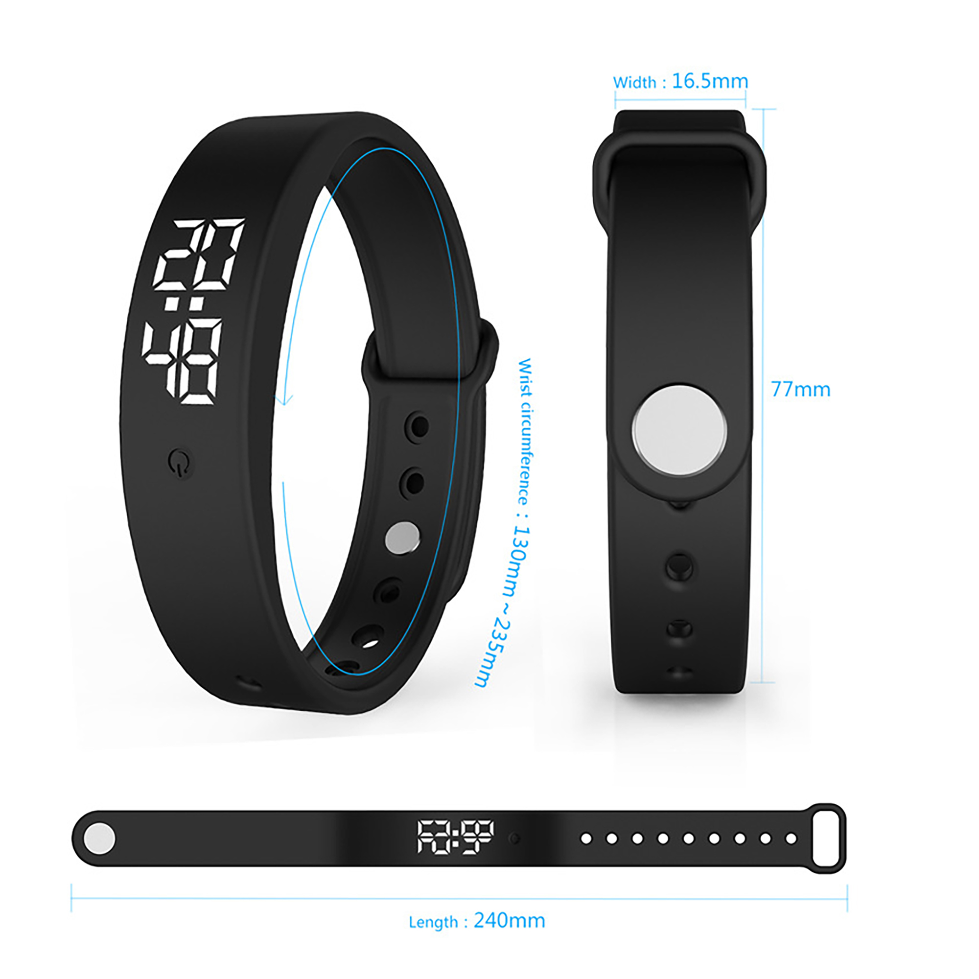 Silicone Smart Watches Bracelet 2