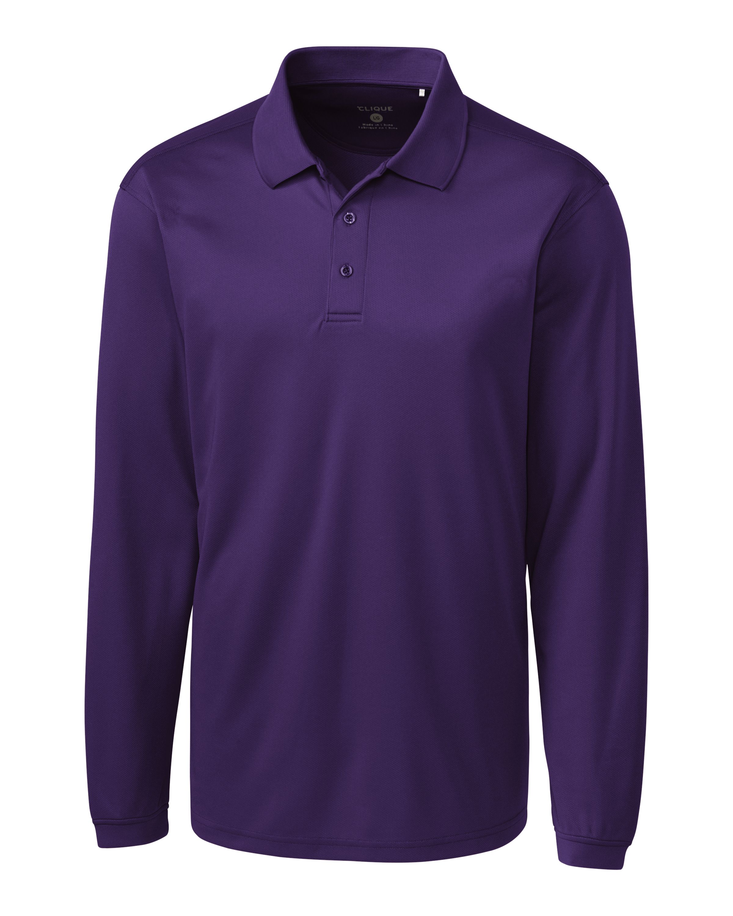 Clique Ice Pique Tech Mens Long Sleeve Polo 9