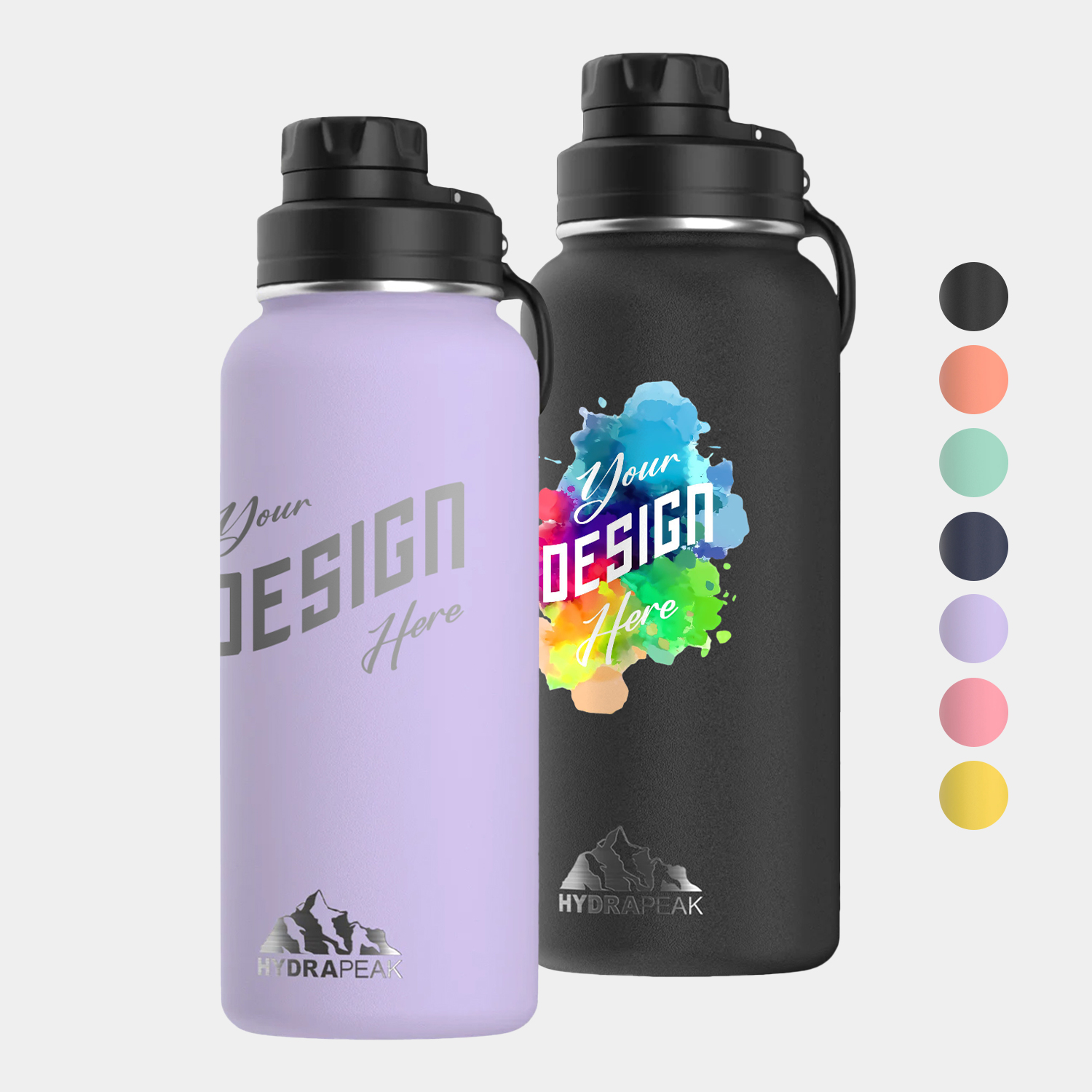 32 oz Hydrapeak® Stainless Steel Insulated Water Bottle, custom water bottle with logo imprint 4