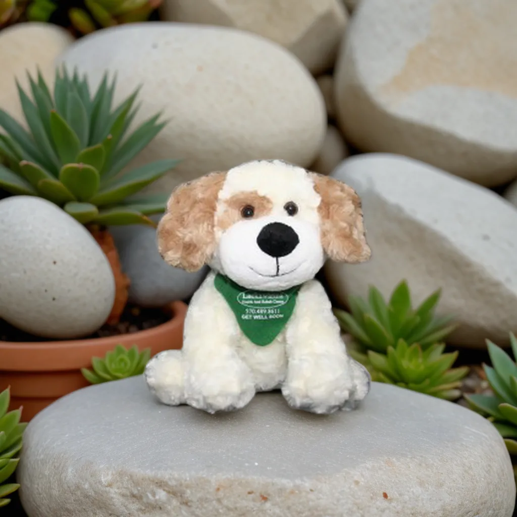 9" Terry Cream Dog 5