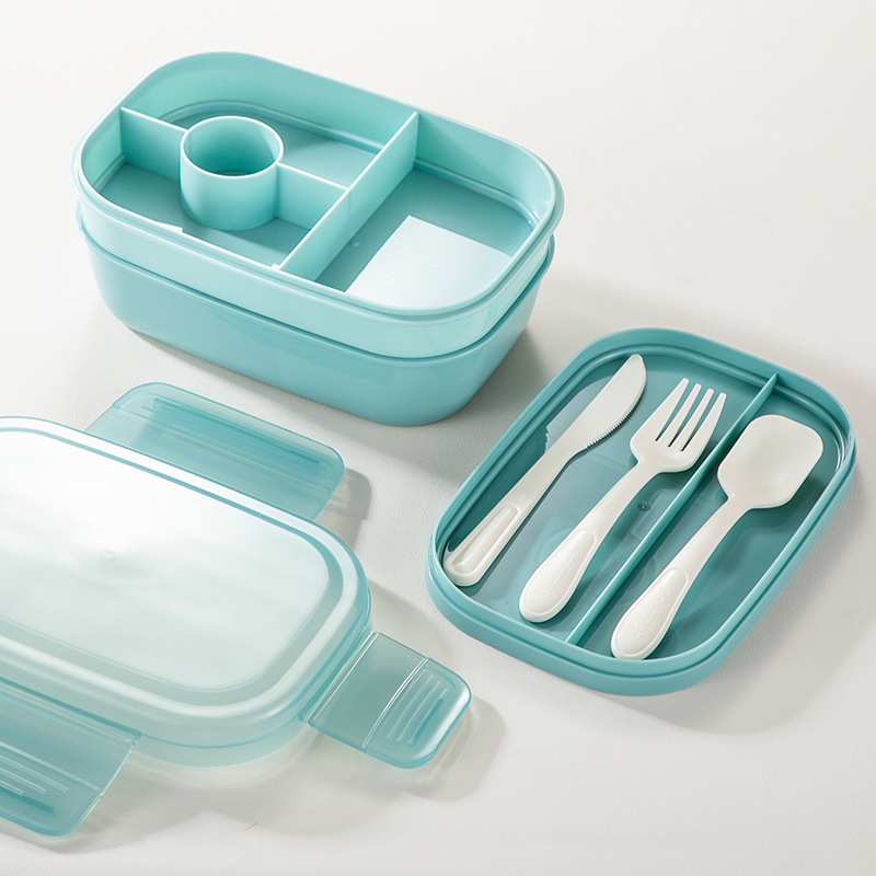 Three-Tier Portable Stackable Bento Lunchbox Container 4