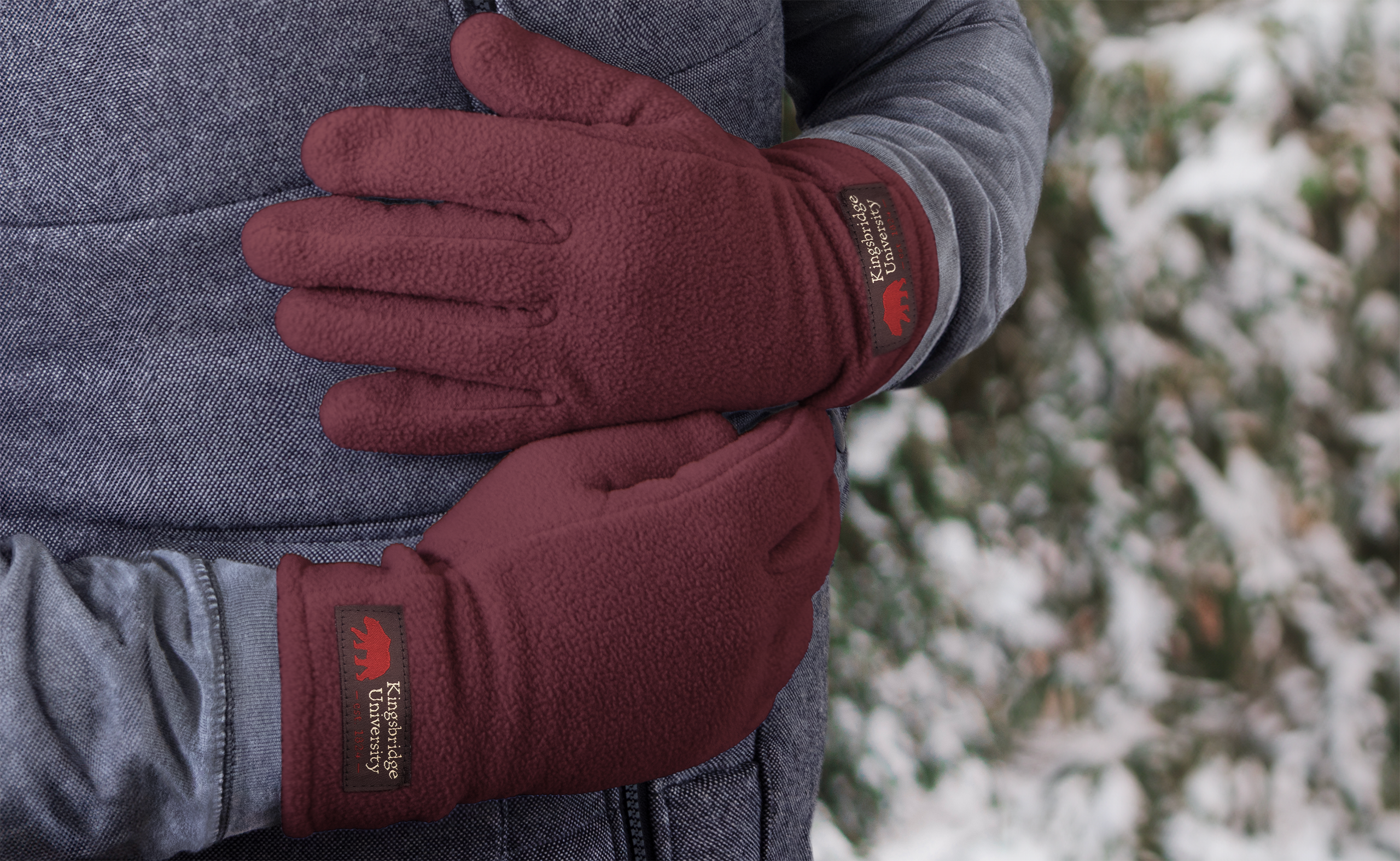 Fleece Gloves PMS Matched