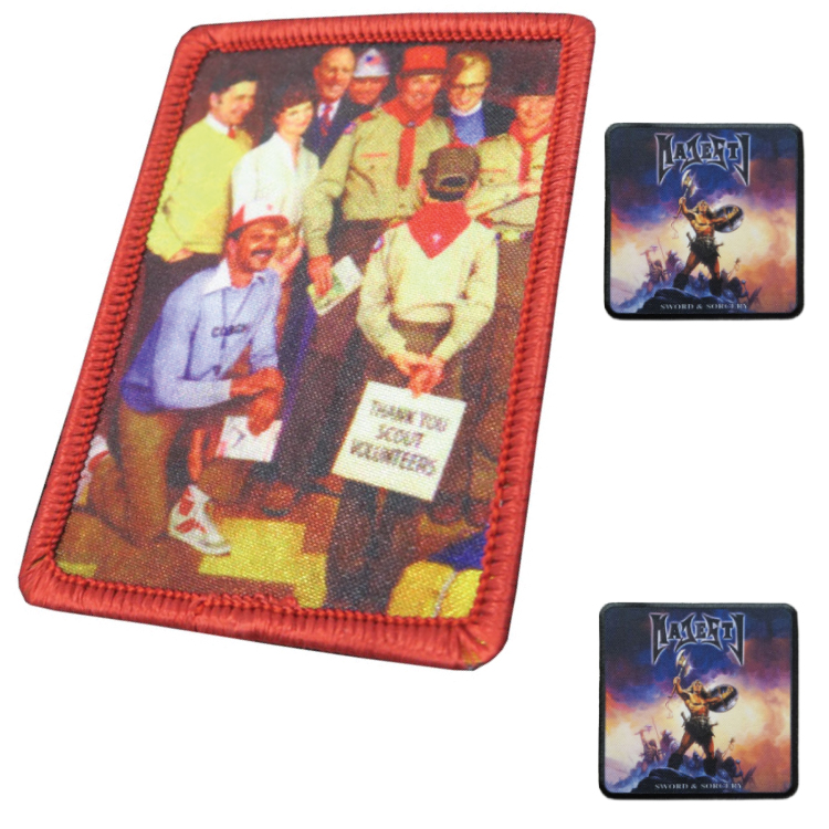 4.5" Full Color Heat Transfer Printing Patch 2