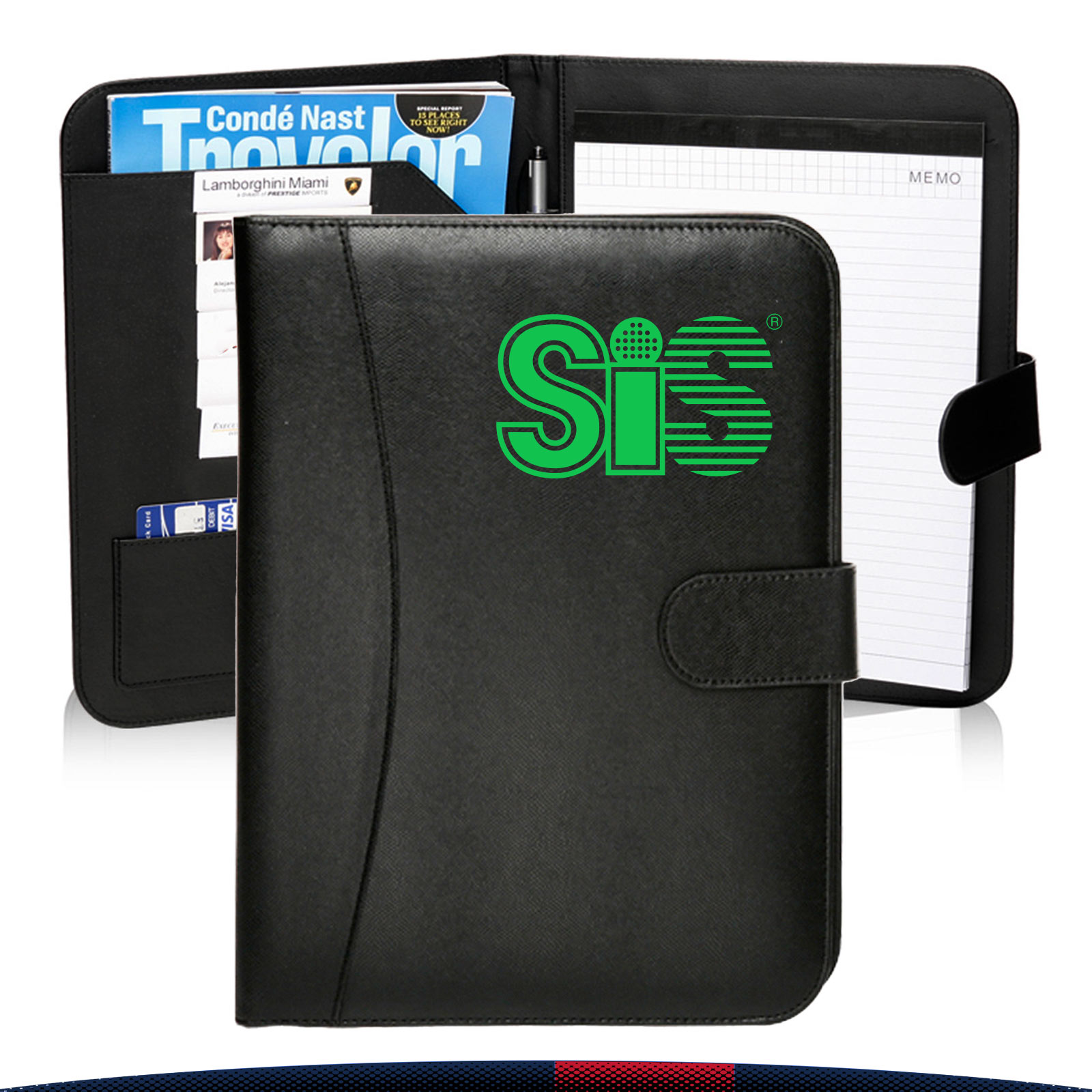 Qixey Leatherette Portfolios 2