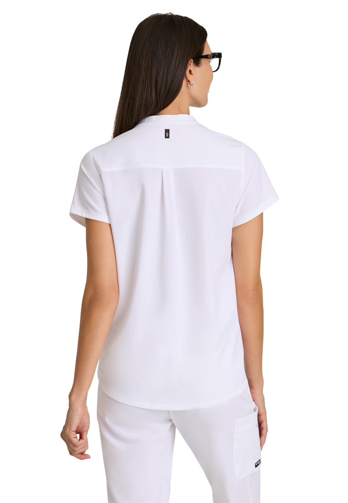 Grey's Anatomy Spandex Stretch - Women's Two-Pocket Avery Scrub Top 1