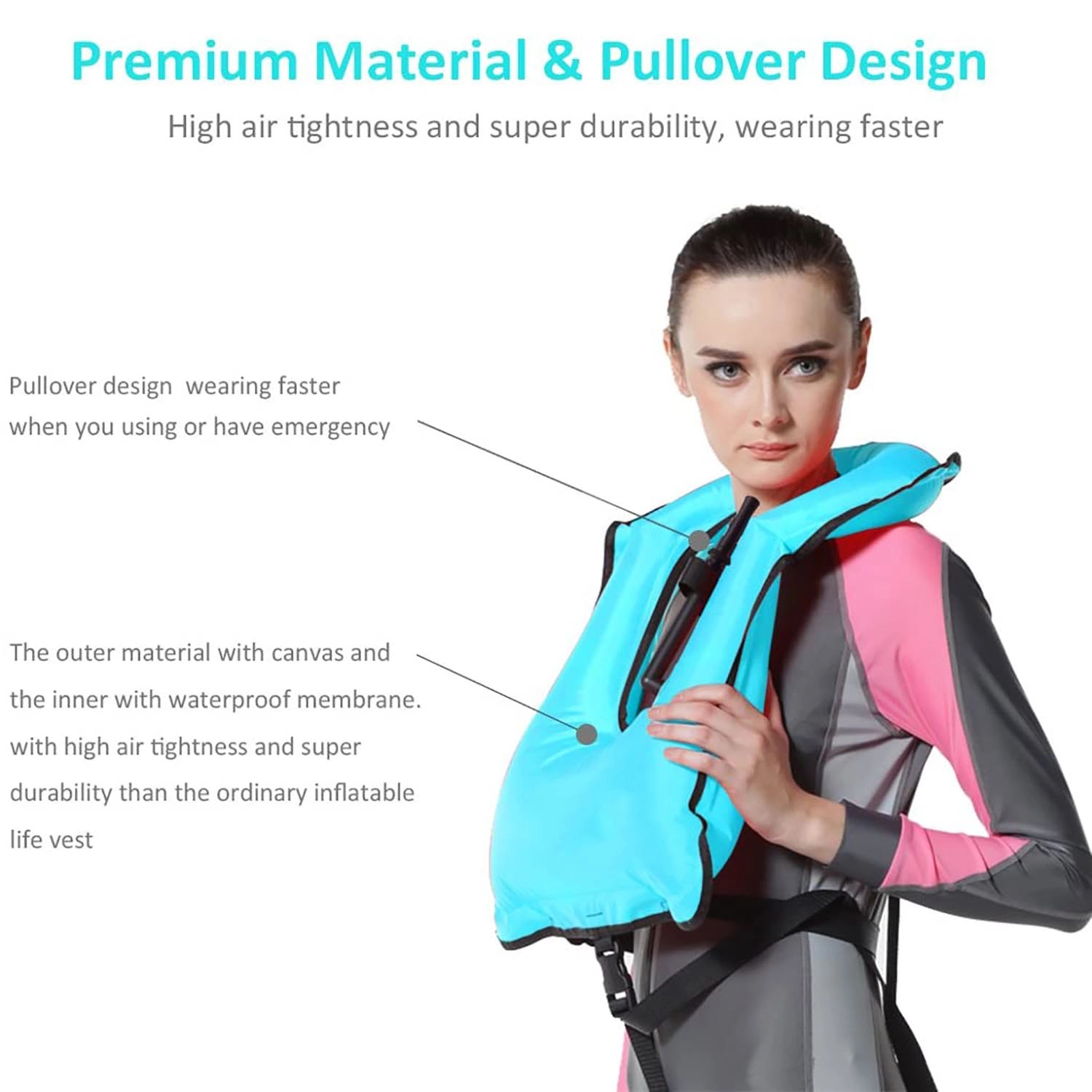 Inflatable Swimming Scuba Vest Jacket 3