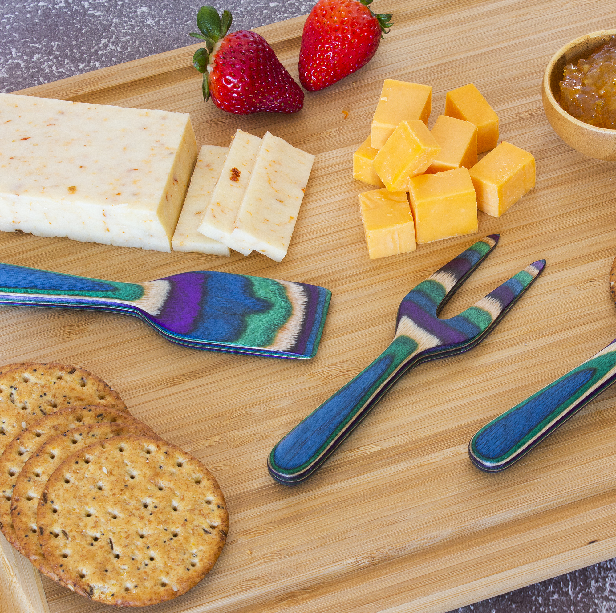 Baltique® Mumbai 3-Piece Cheese Tool Set 7