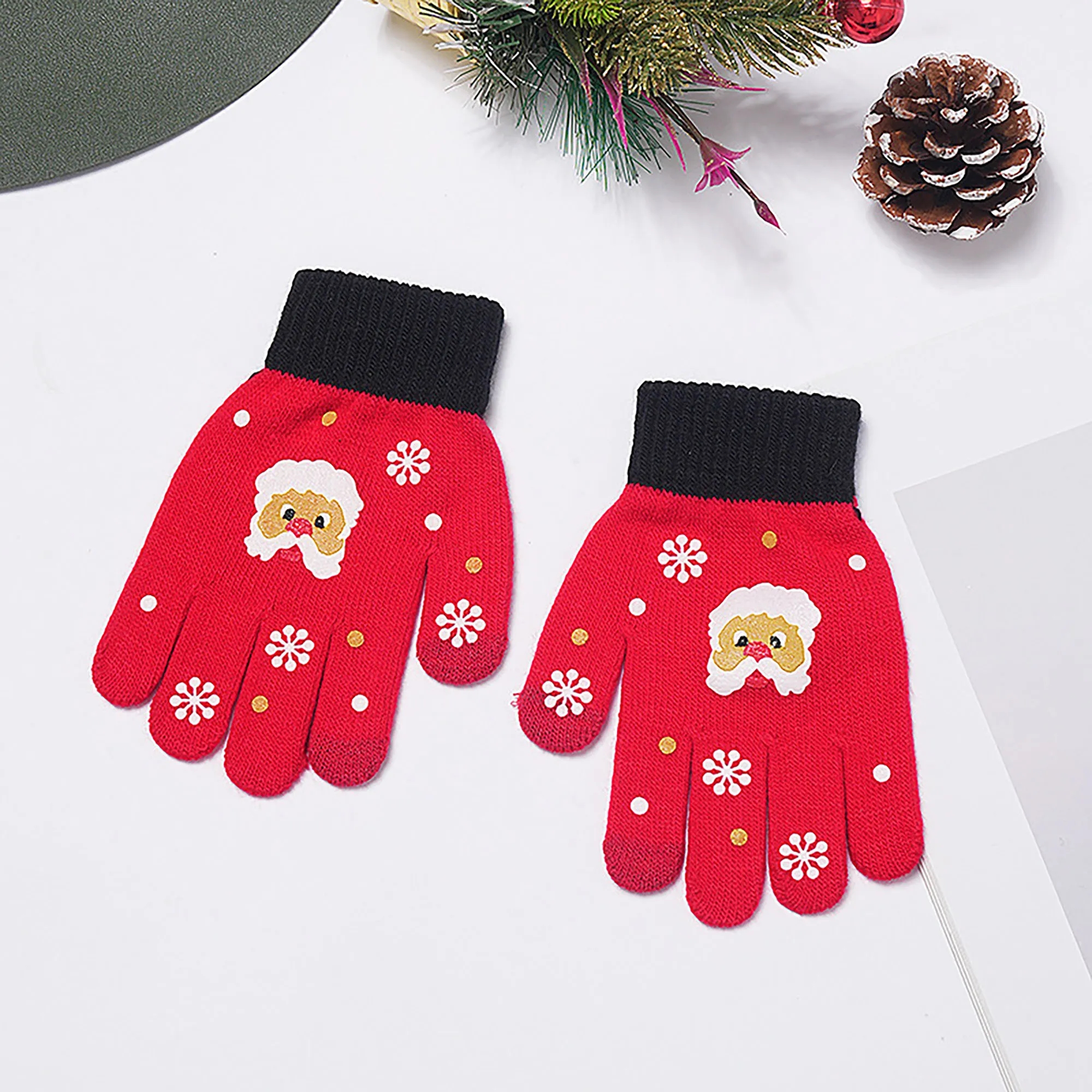 Christmas Gloves With Logo For Christmas, Holidays 2