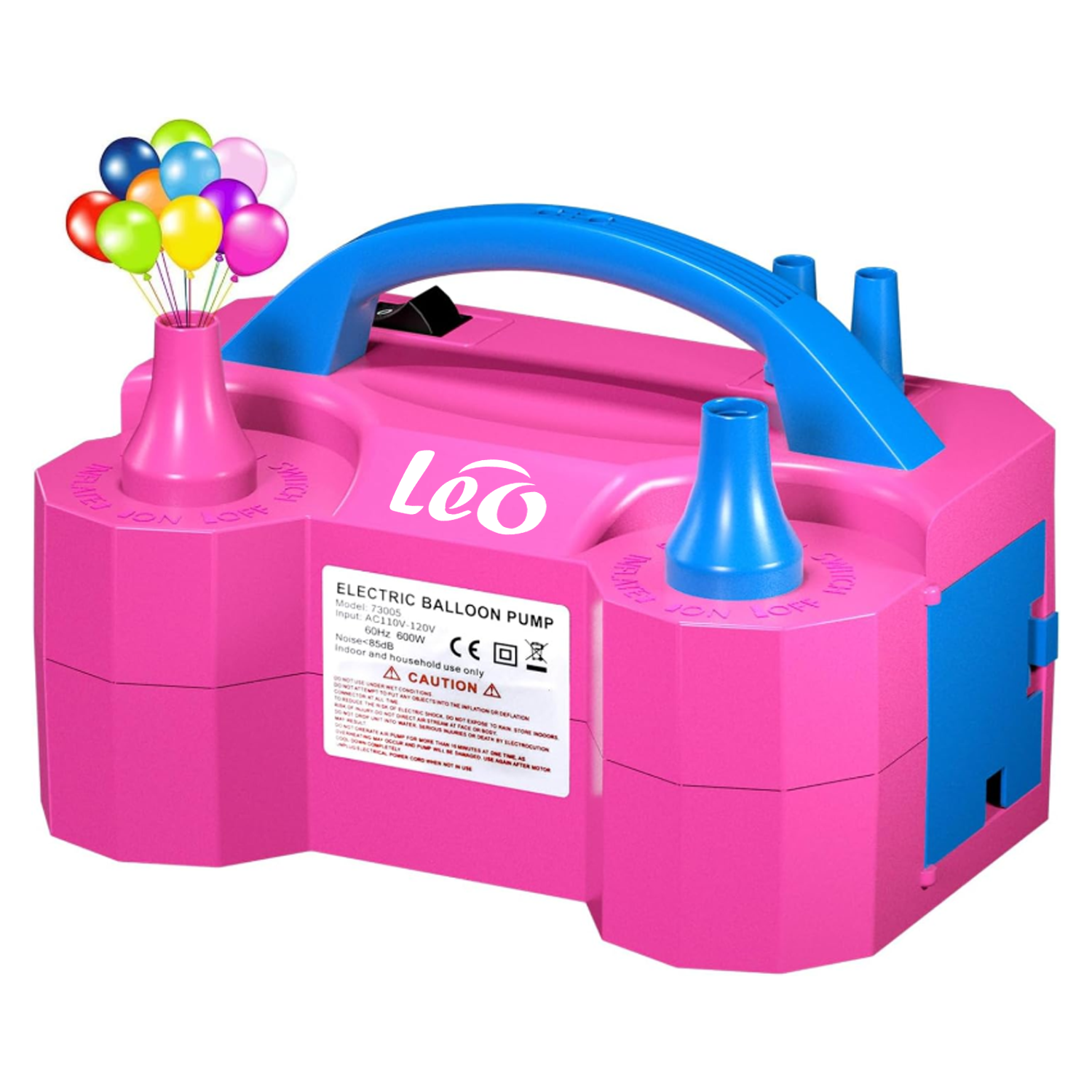 Electric double hole balloon inflation pump 2