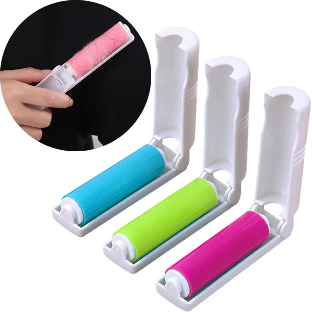 Folding Washable Dust Lint Remover With Handle 2
