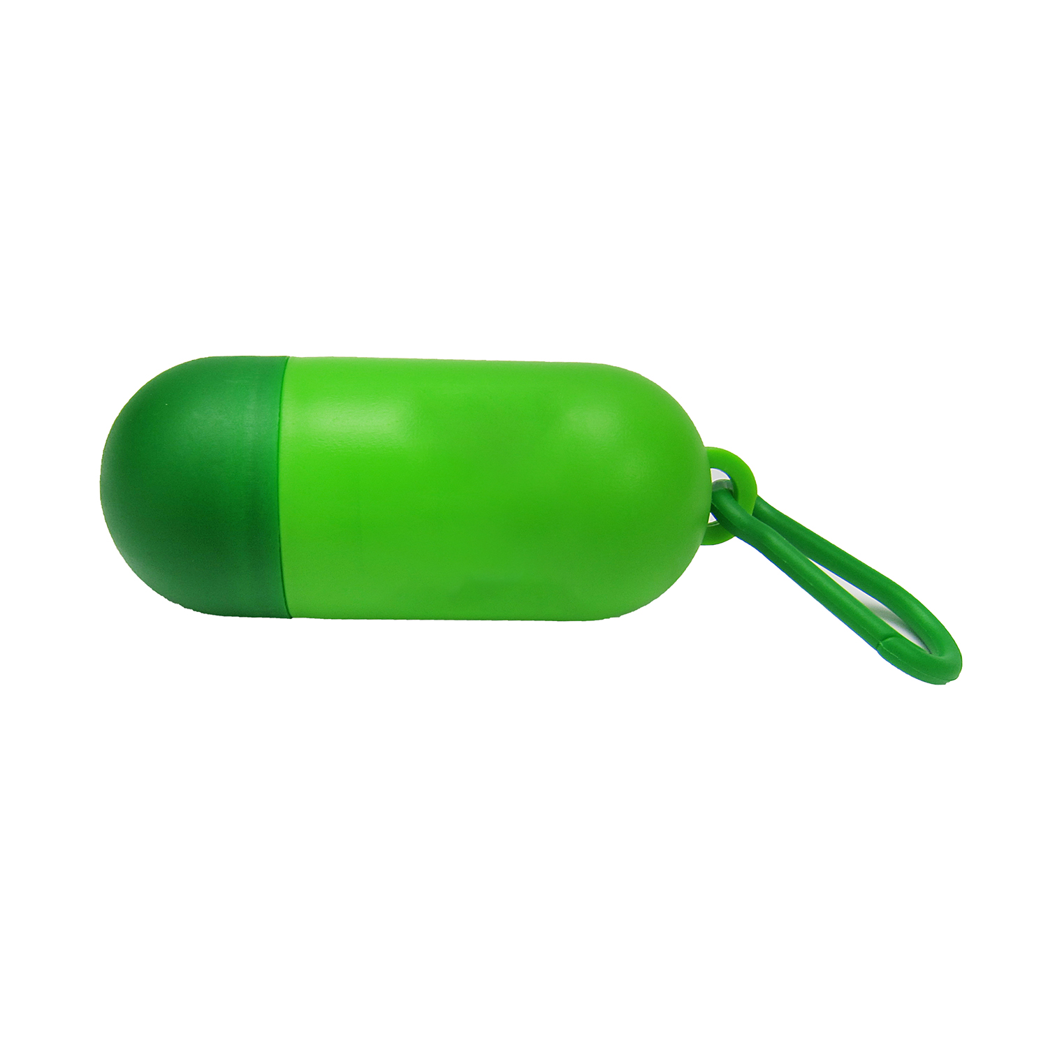 Two-Toned Capsule Shaped Pet Bag Dispenser - Full Color Sticker 3