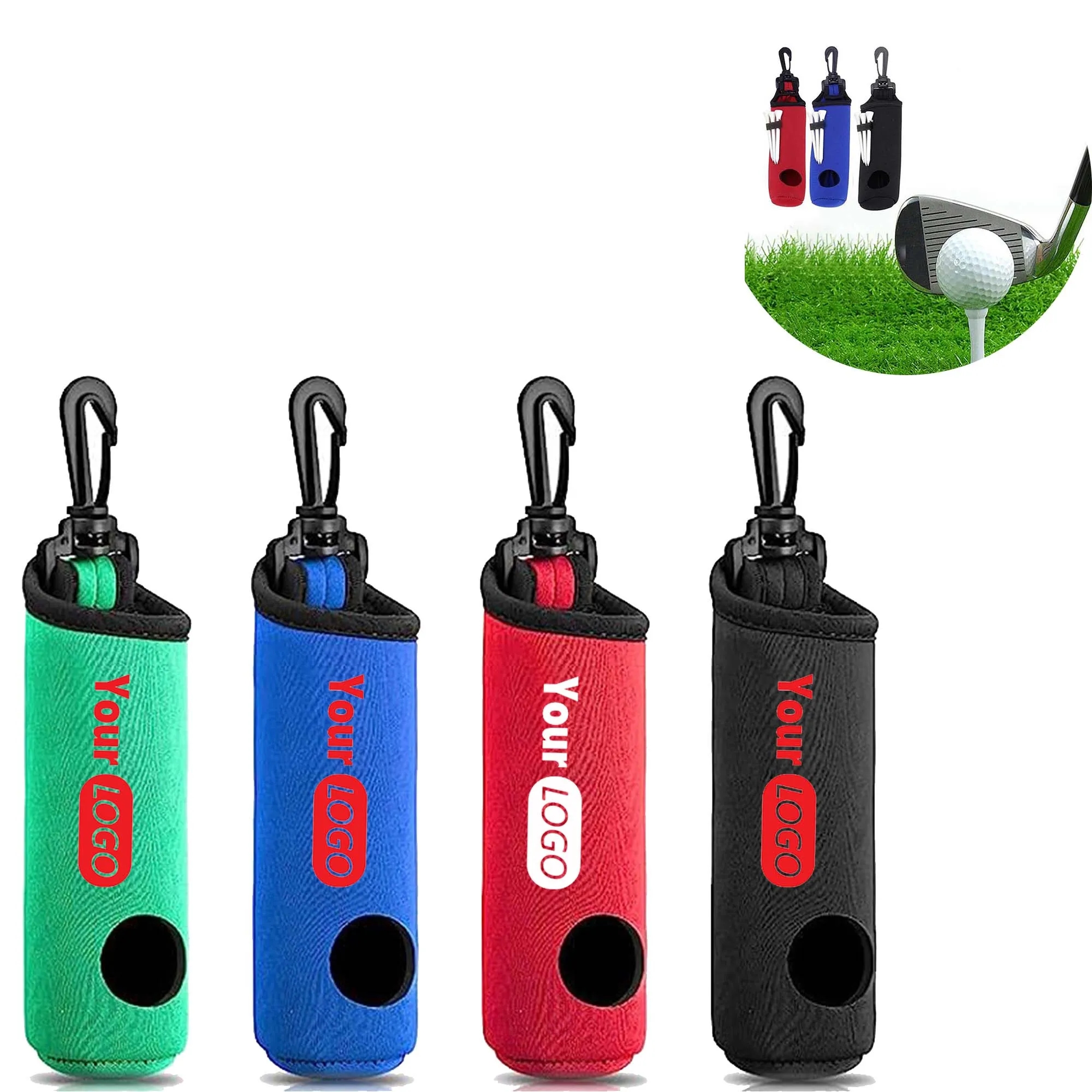 Neoprene Golf Ball Pouch 9