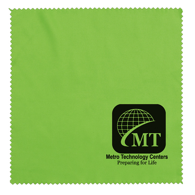 "ONECLEANSCREEN" 6" X 6" 100% Microfiber Recycled RPET Polyester Cleaning Cloth & Screen Cleaner 38