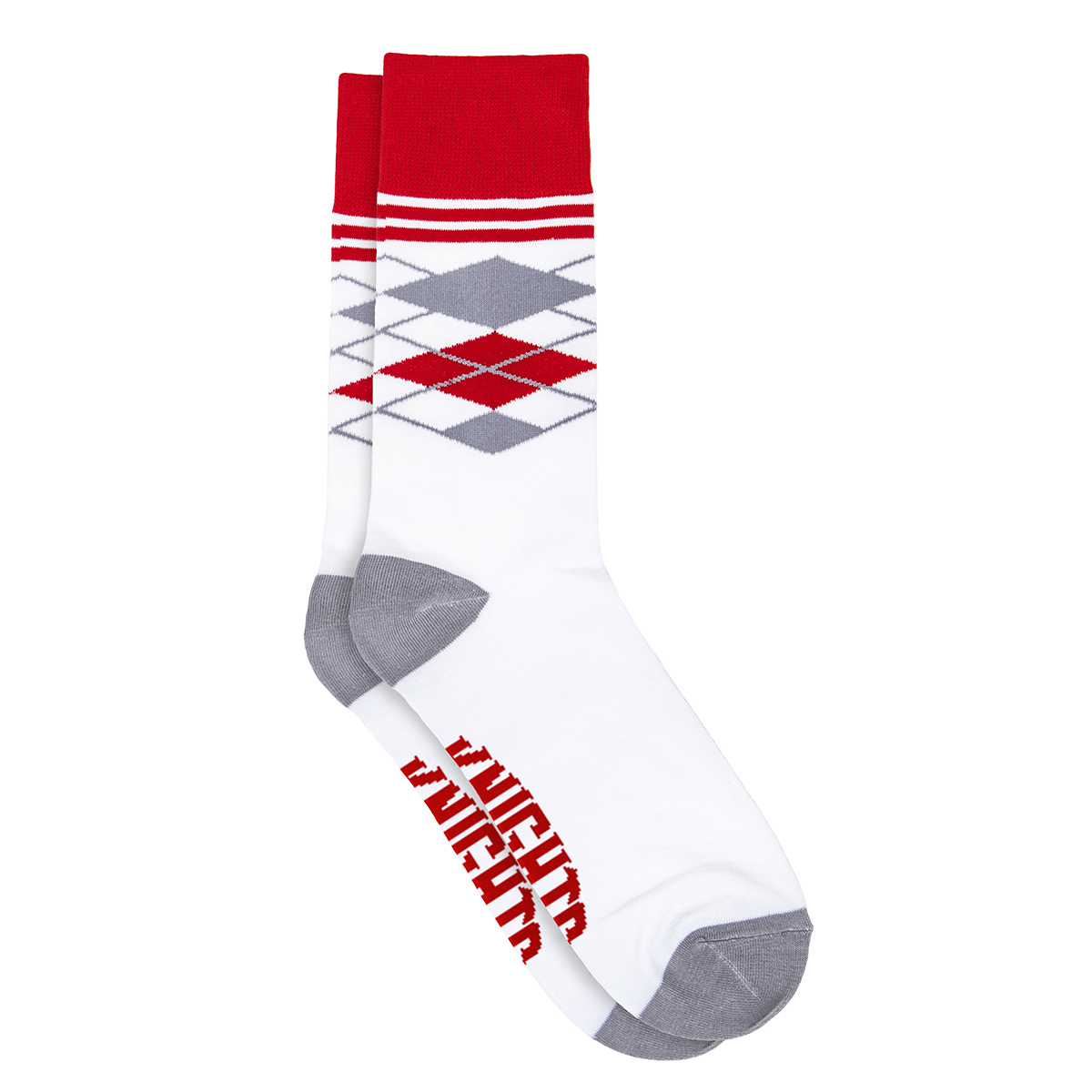 Half Argyle Simpler Socks