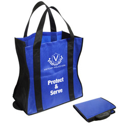 Wave Rider Non-Woven Folding Tote 28
