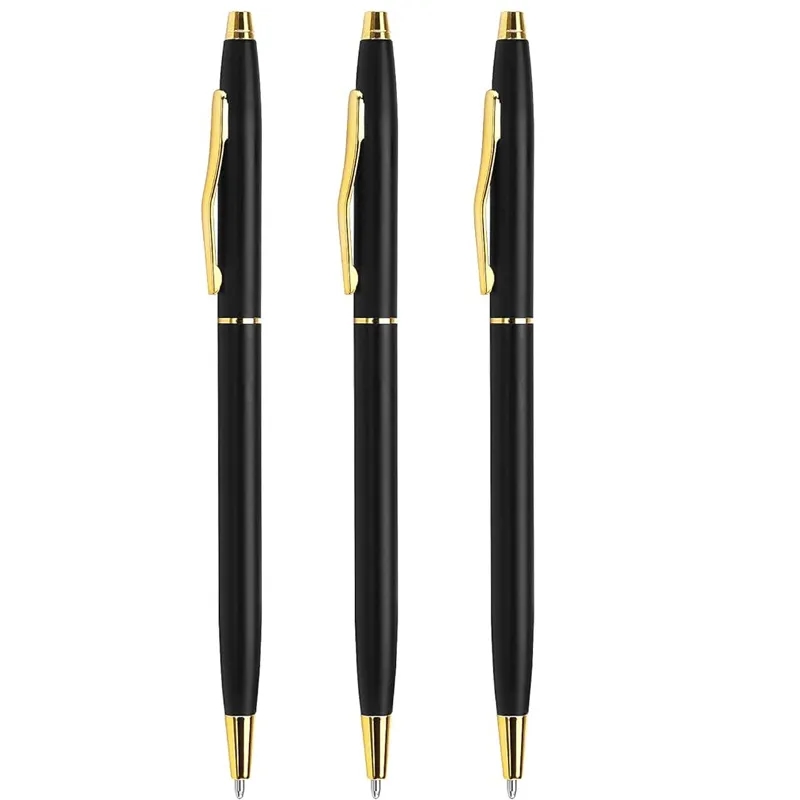 Slim Metal Twist Ballpoint Pen 2