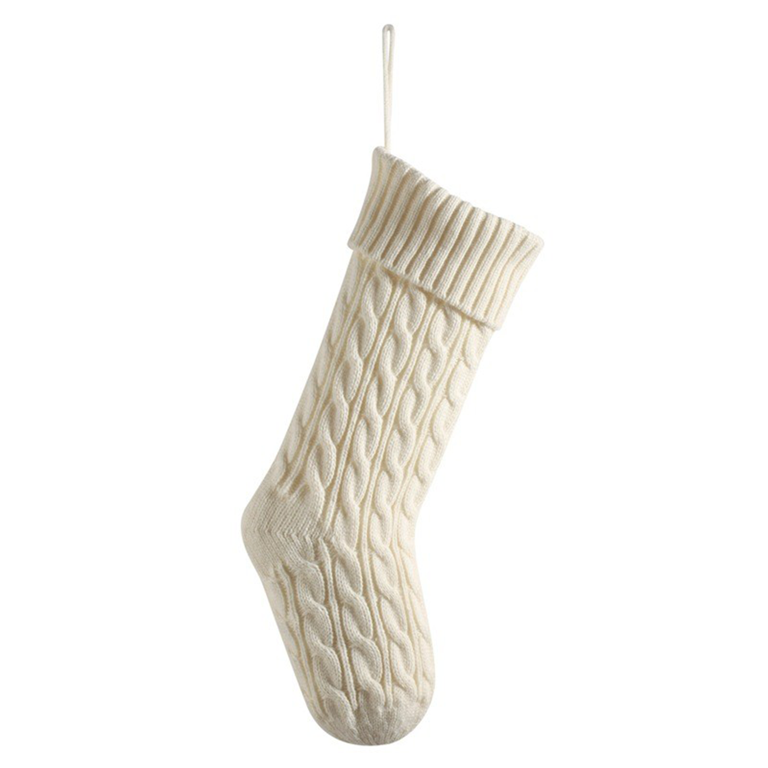 Large Knitted Hanging Christmas Stockings 11